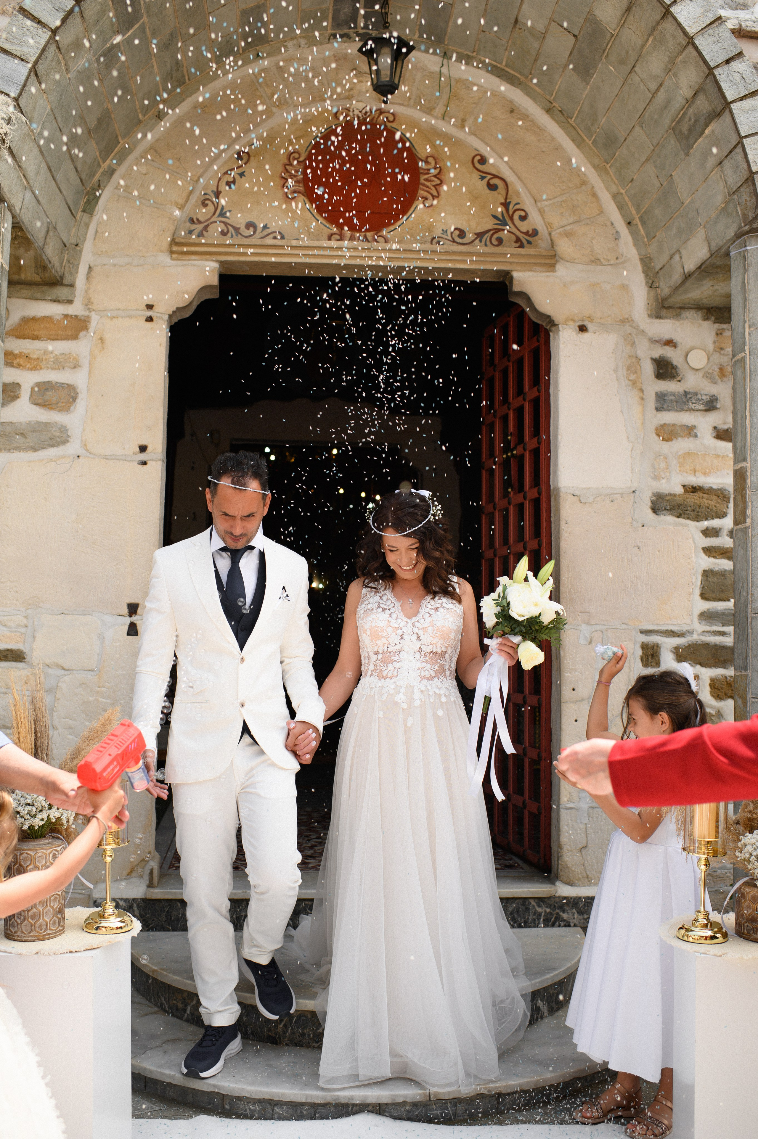 Wedding in Arnia Daria and George. Семейная, детская, портретная и предметная фотосъемка в Салониках