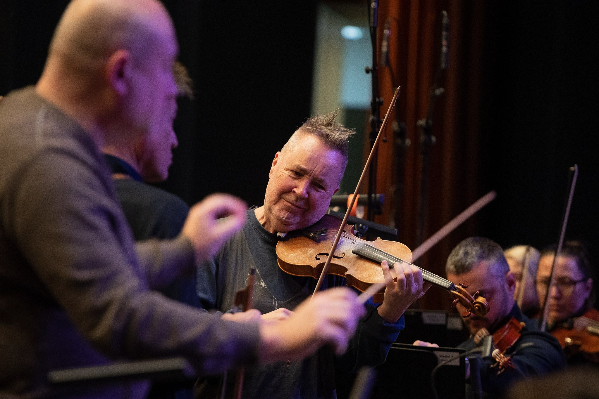 Найджъл Кенеди и Георги Андреев — репетиция и концерт в София, 13.02.2025. Александър Сандев - личен сайт на фотографа