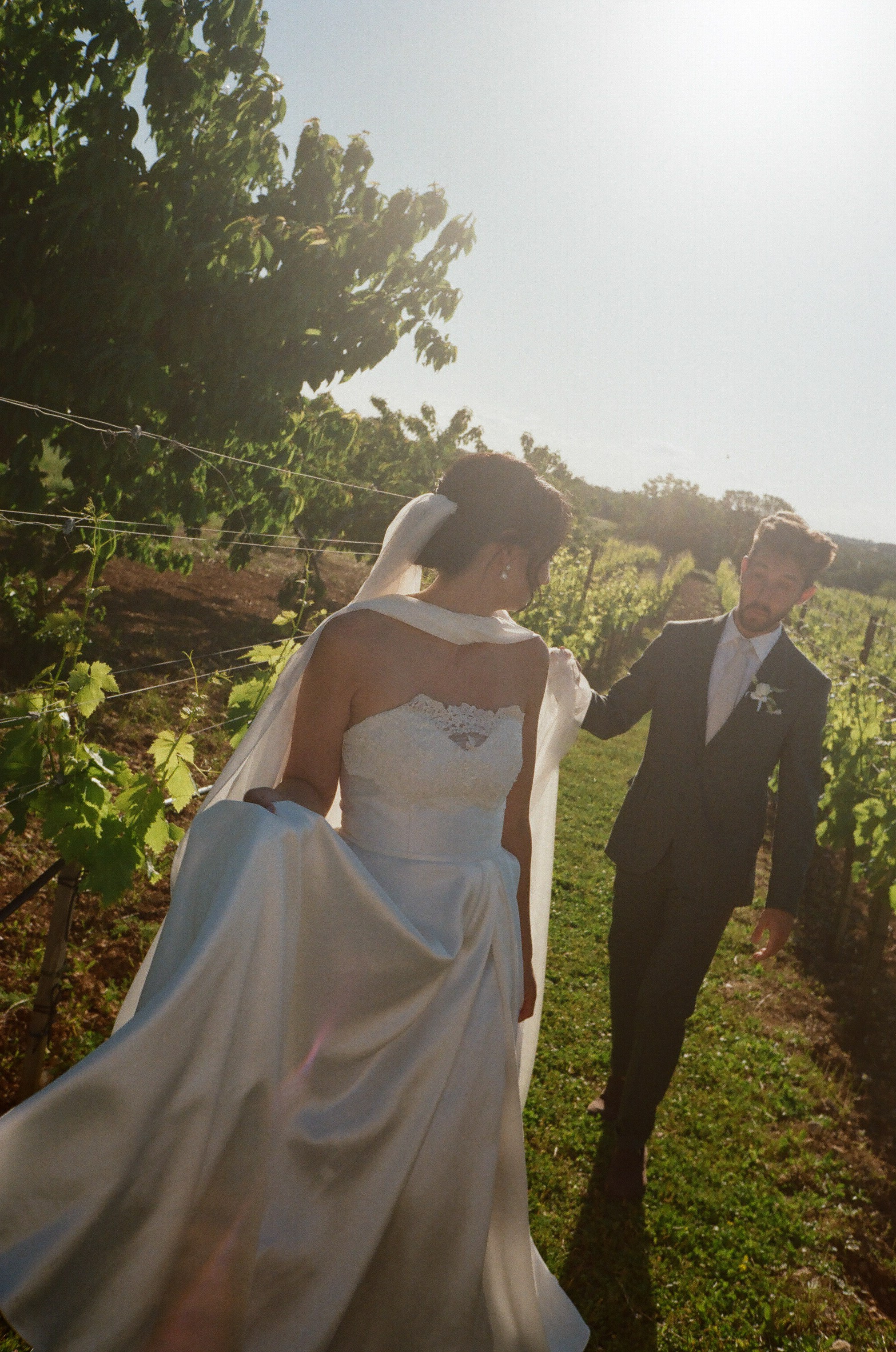 Stephanie & Christian film photos. Wedding photographer Italy