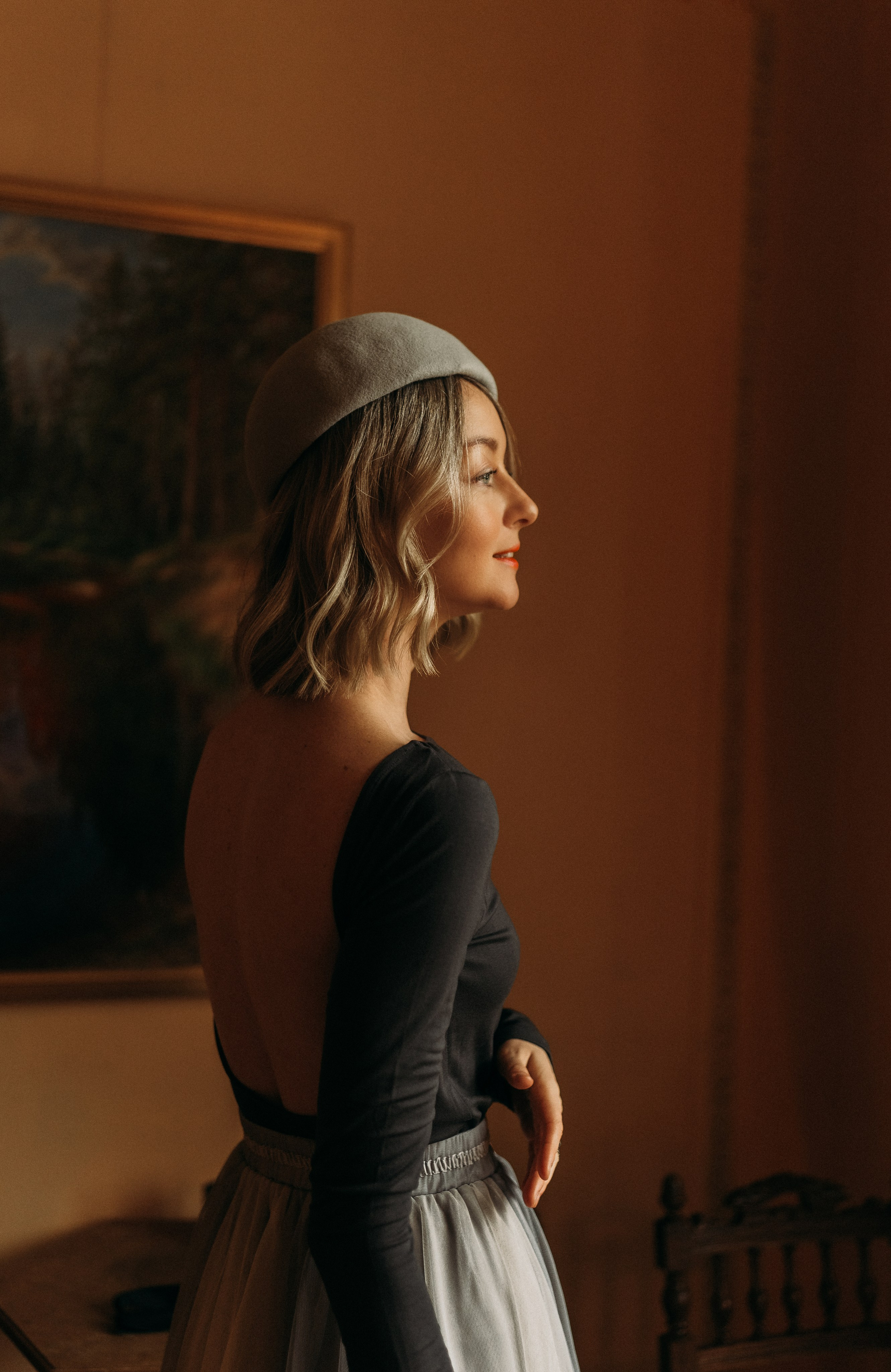 Woman phoshoot. Wedding and portrait photographer in Helsinki Vickan O