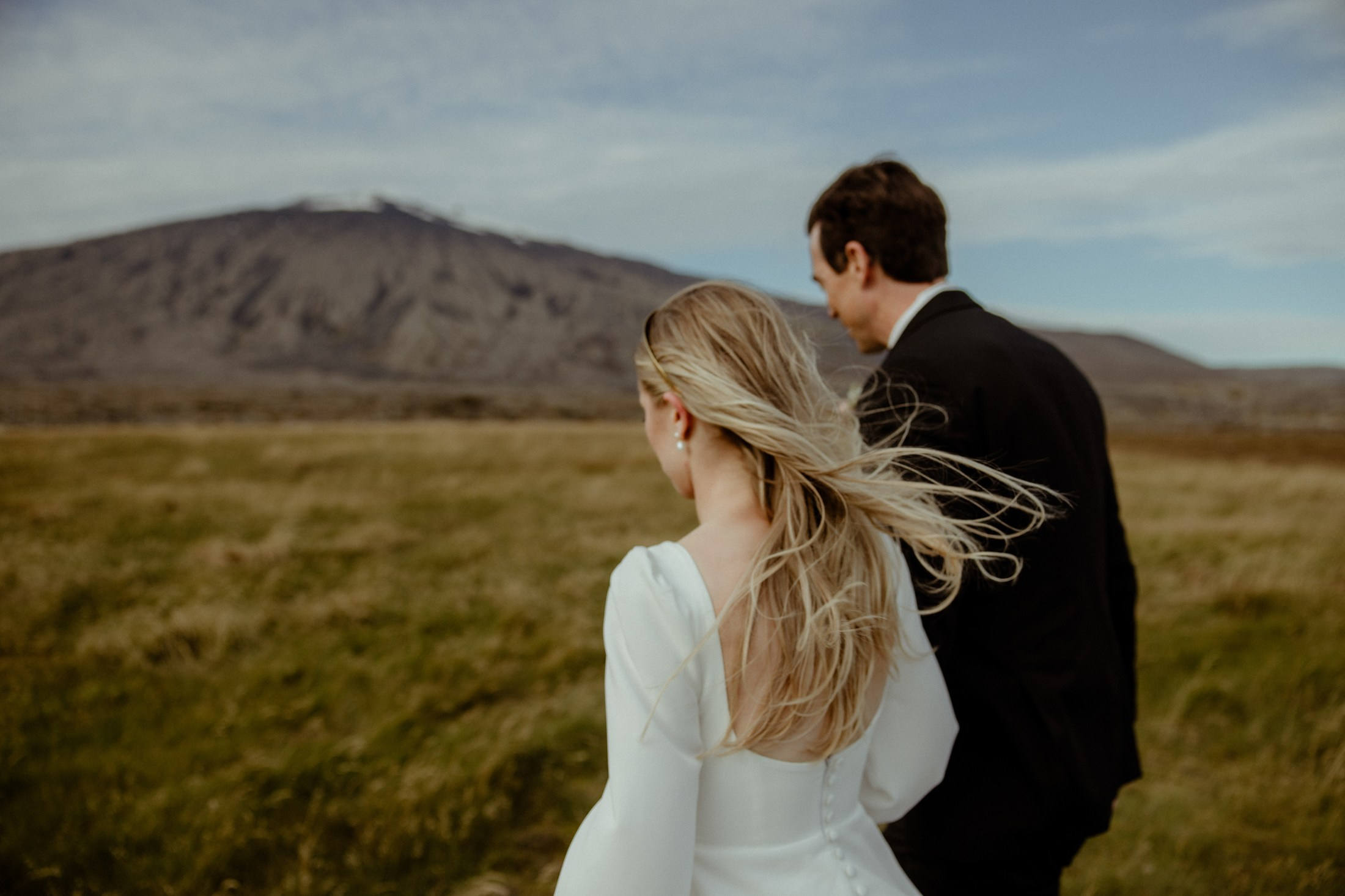 Iceland elopement at Budir Black Church | Snæfellsnes wedding by Iceland elopement photographer & videographer. Iceland elopement photographer & videographer