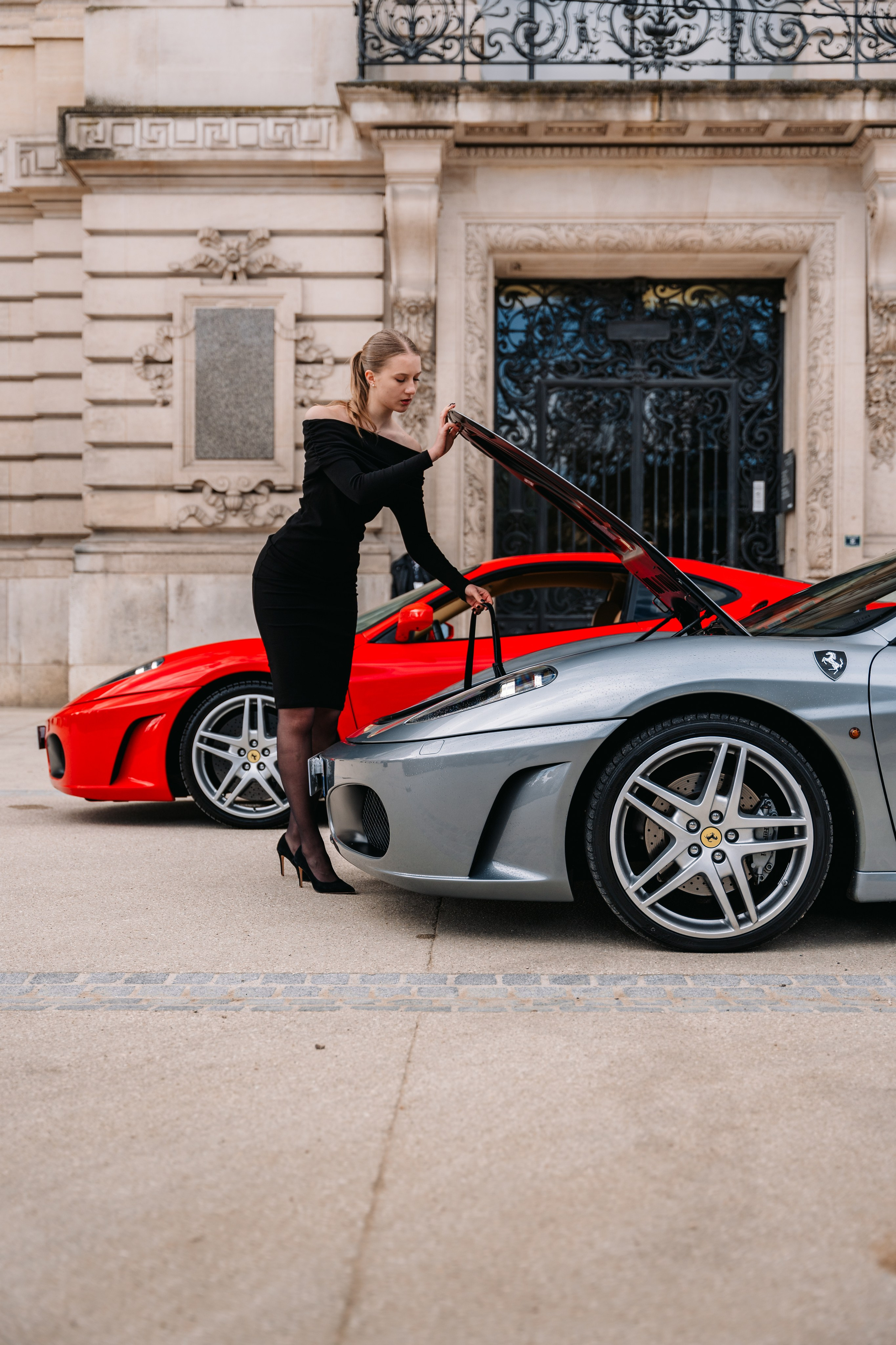 Anna x Ferrari F430. Photographer in Paris — Vitalii Motruk