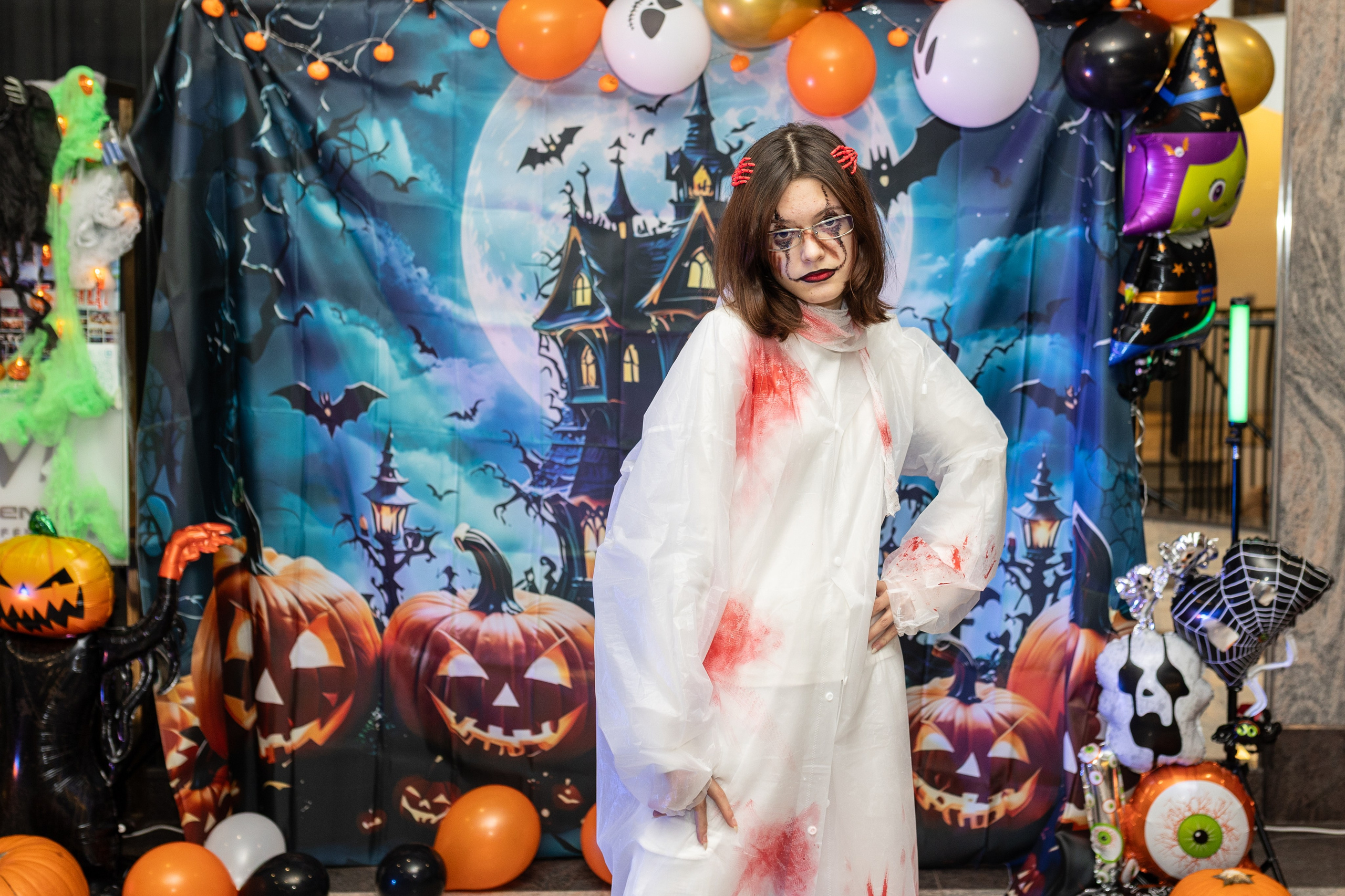 Leo dance studio Helloween 2025. Семейный и детский фотограф в Варшаве Мила Бобровская