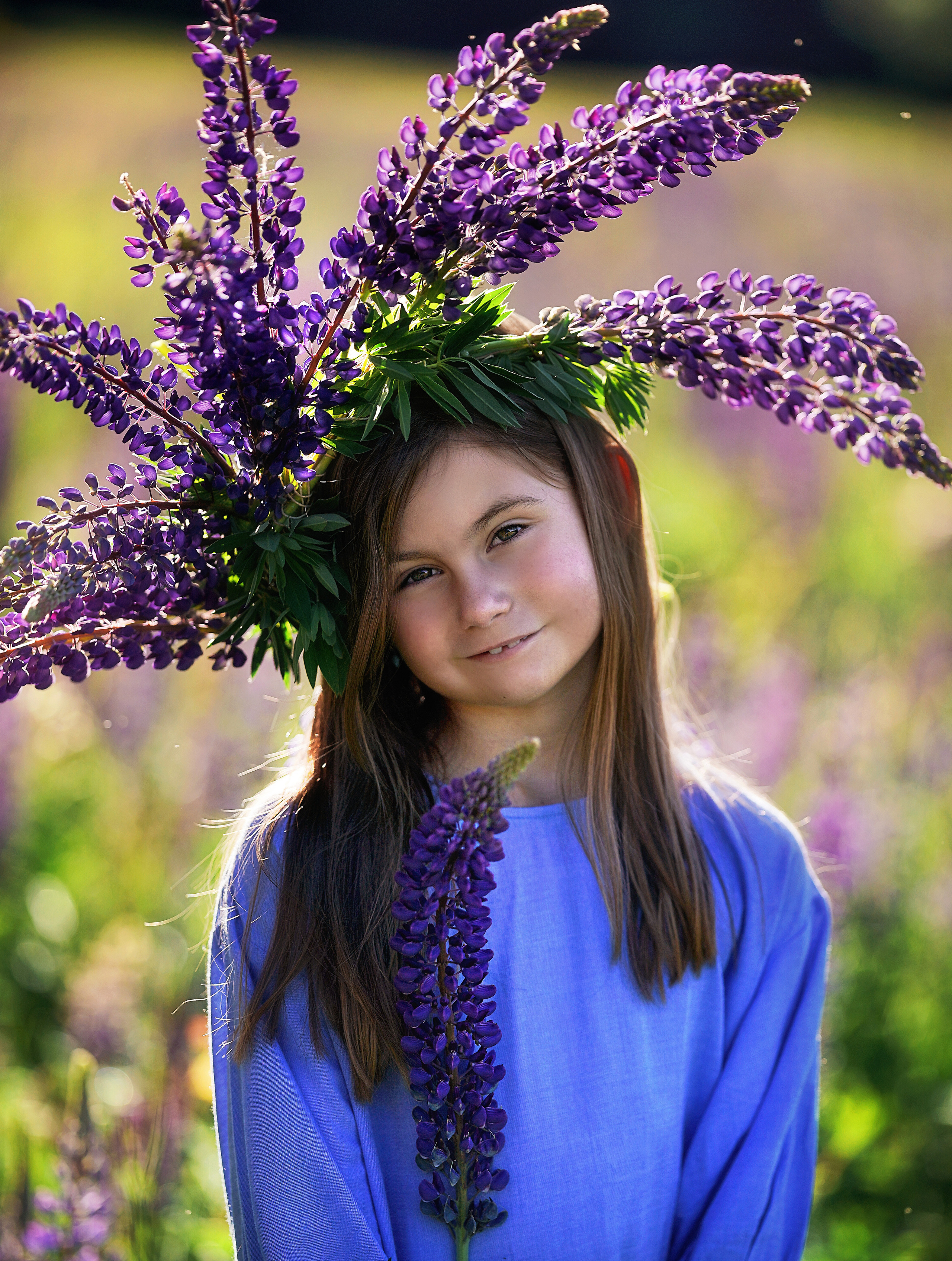 Дикие люпины. Семейный, детский и женский фотограф в Германии, Трире