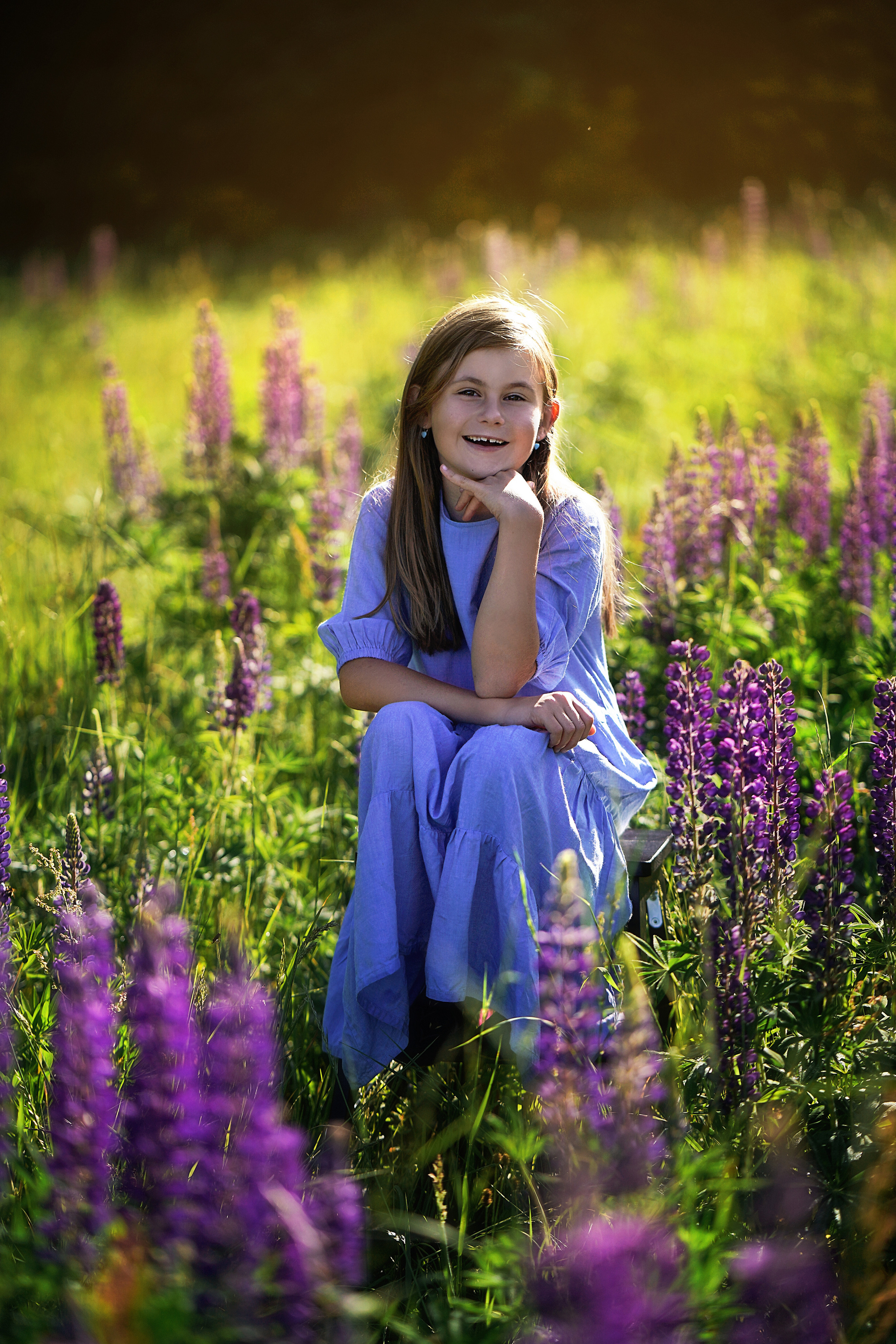 Дикие люпины. Семейный, детский и женский фотограф в Германии, Трире