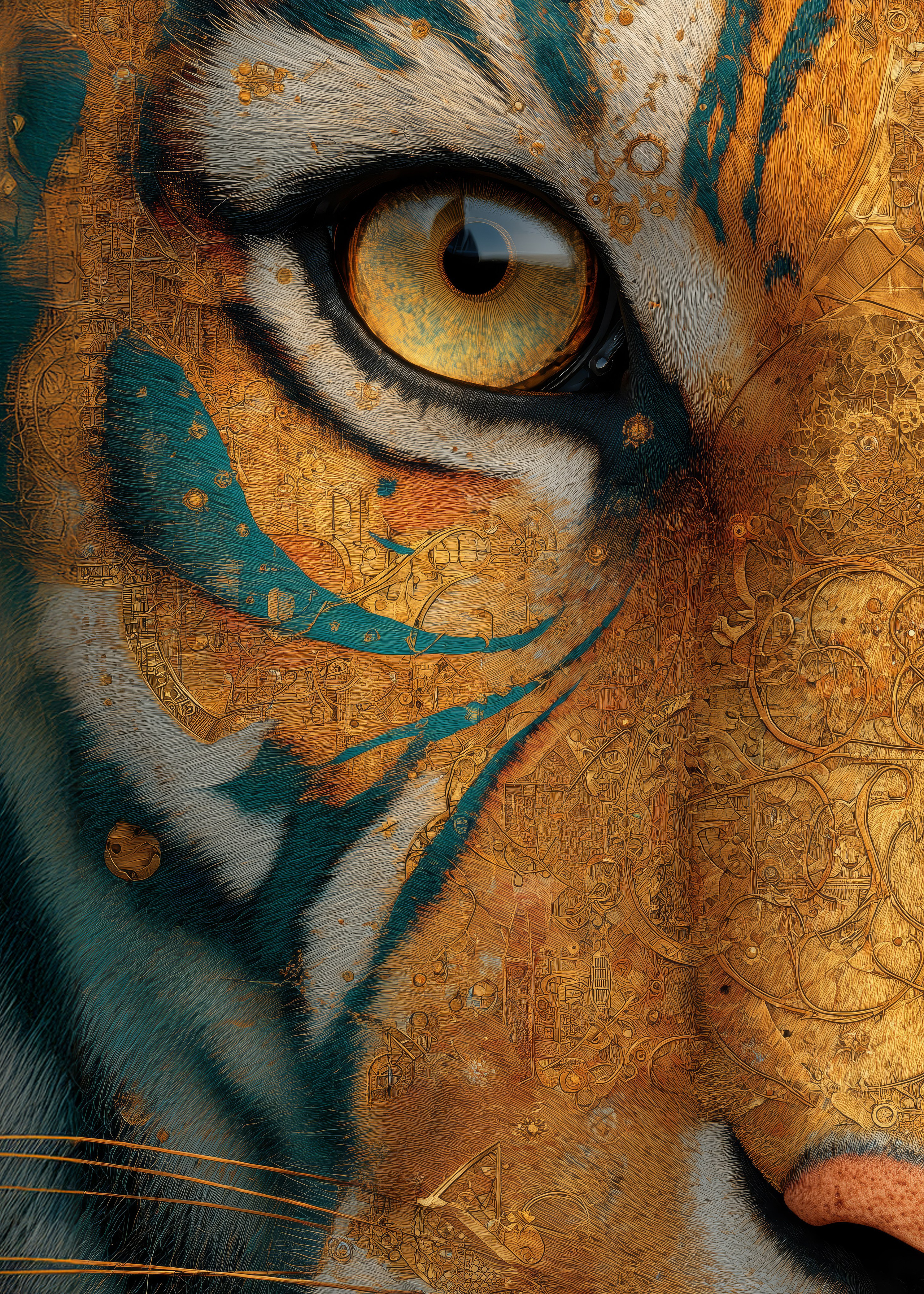 Eyes of the Guardians. Lolly Shine. Contemporary digital artist