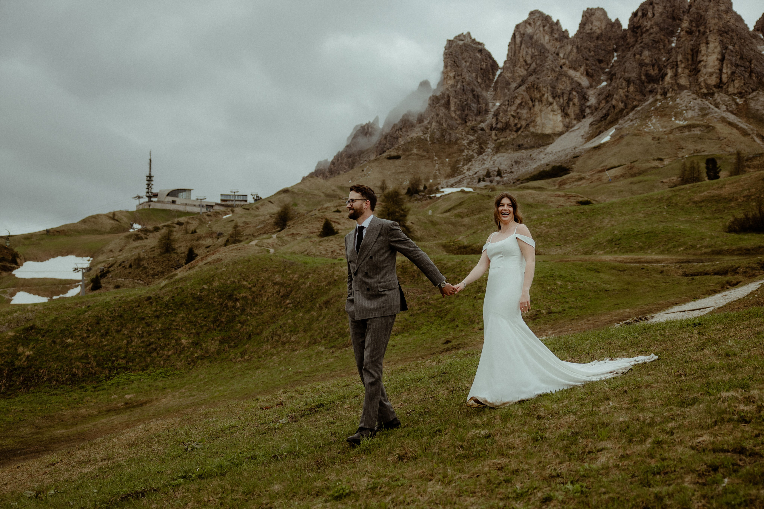 Dreamy elopement in Dolomites. Iceland elopement photo and video | Nikolaichik Photo