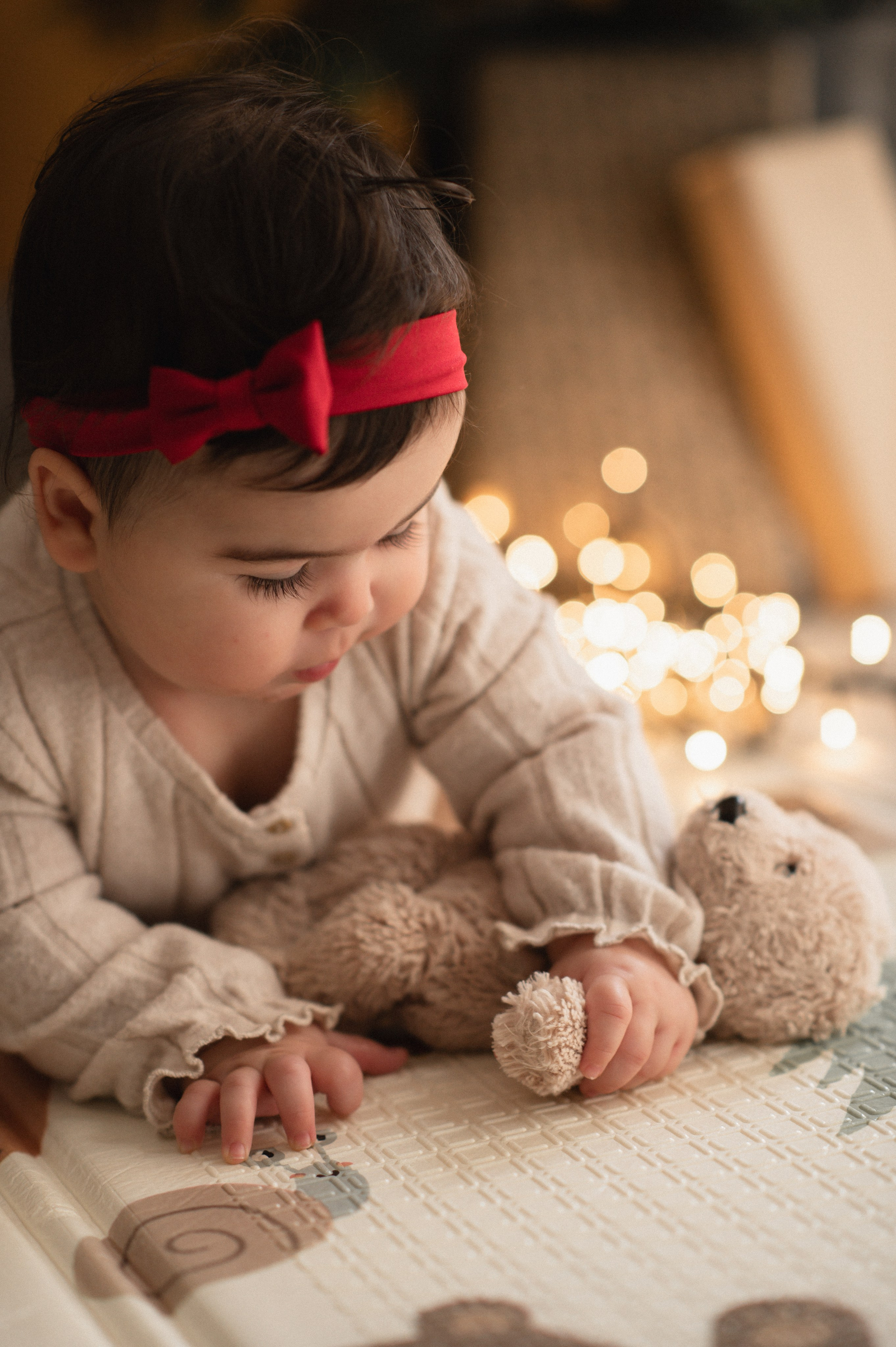First Christmas. Family, children, portrait, and event photography in Thessaloniki