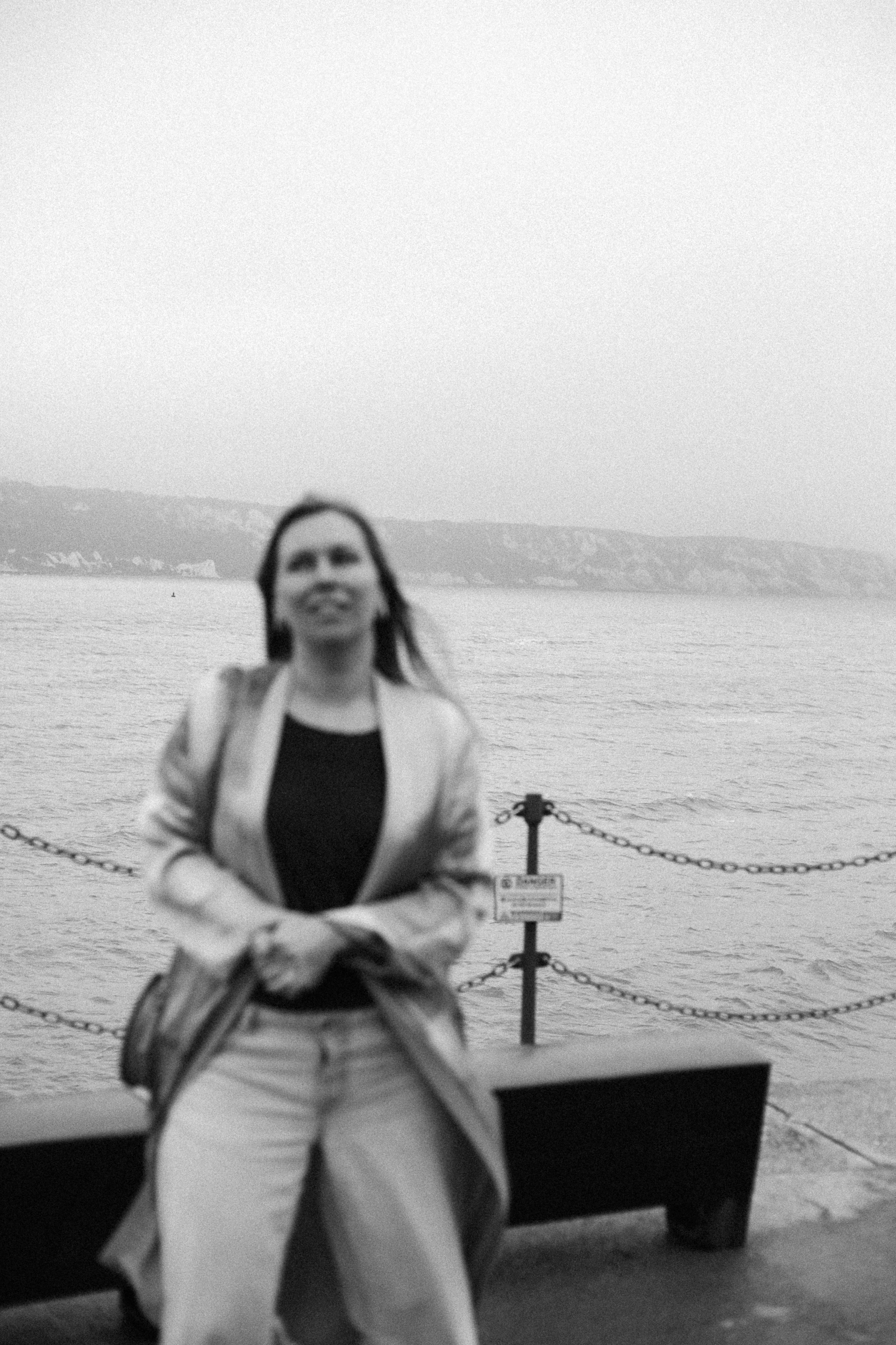 Katya near the lighthouse. Victoria Dini. Art photography in London / Folkestone, UK