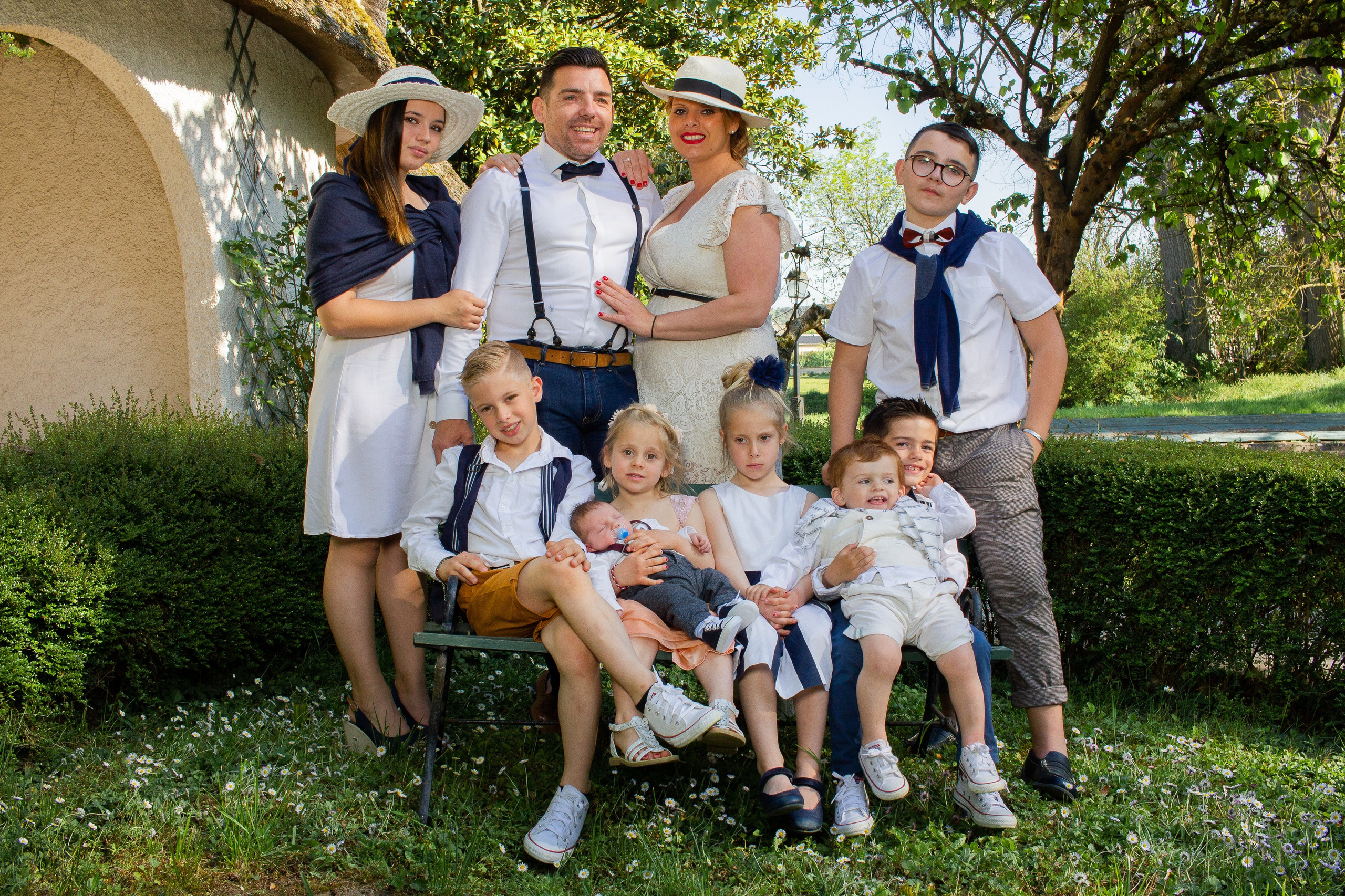 Portrait de famille. Studio photo « Partage ton bonheur » – Photographe famille près de Châtellerault, Poitiers et Tours