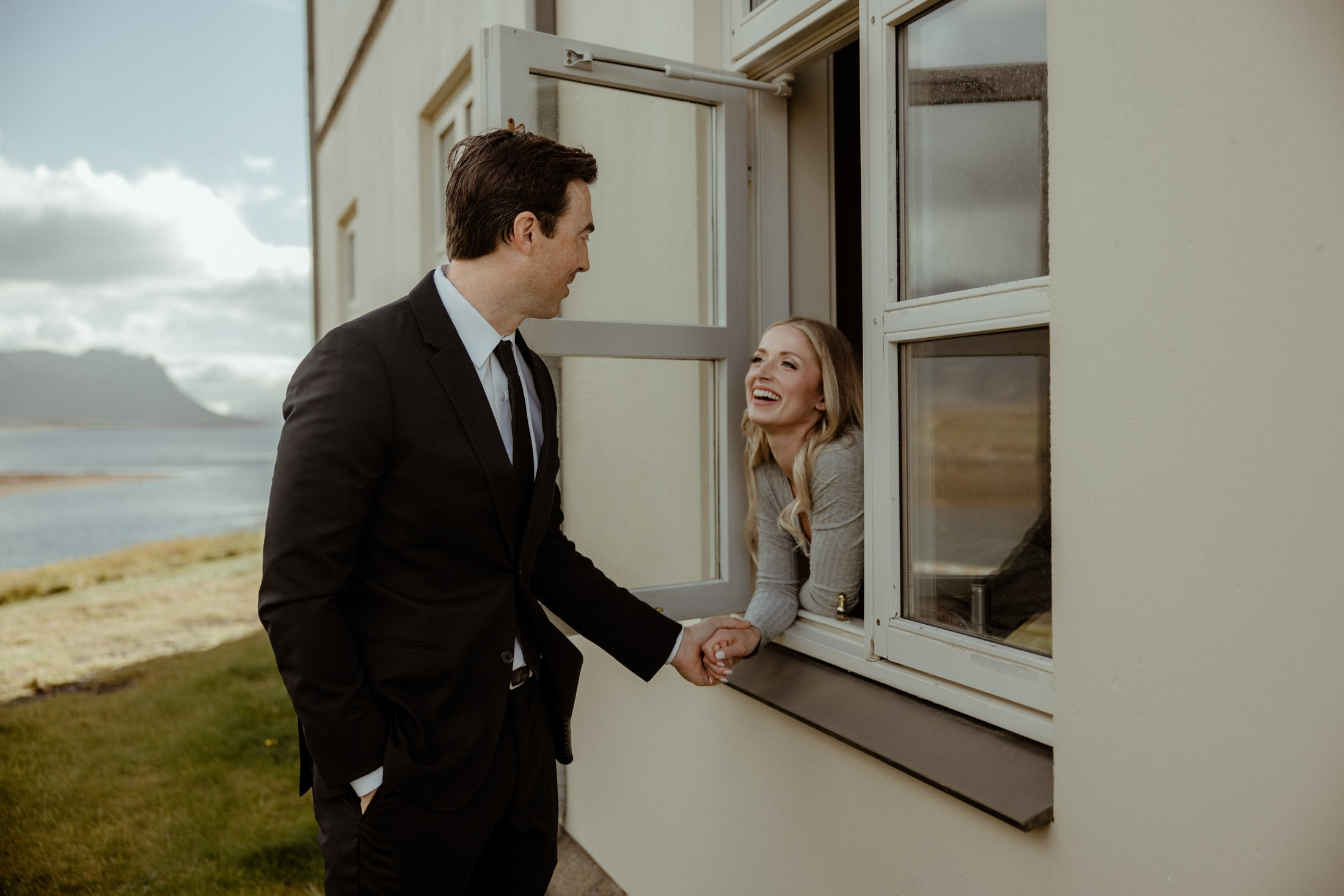 Iceland elopement at Budir Black Church | Snæfellsnes wedding by Iceland elopement photographer & videographer. Iceland elopement photographer & videographer