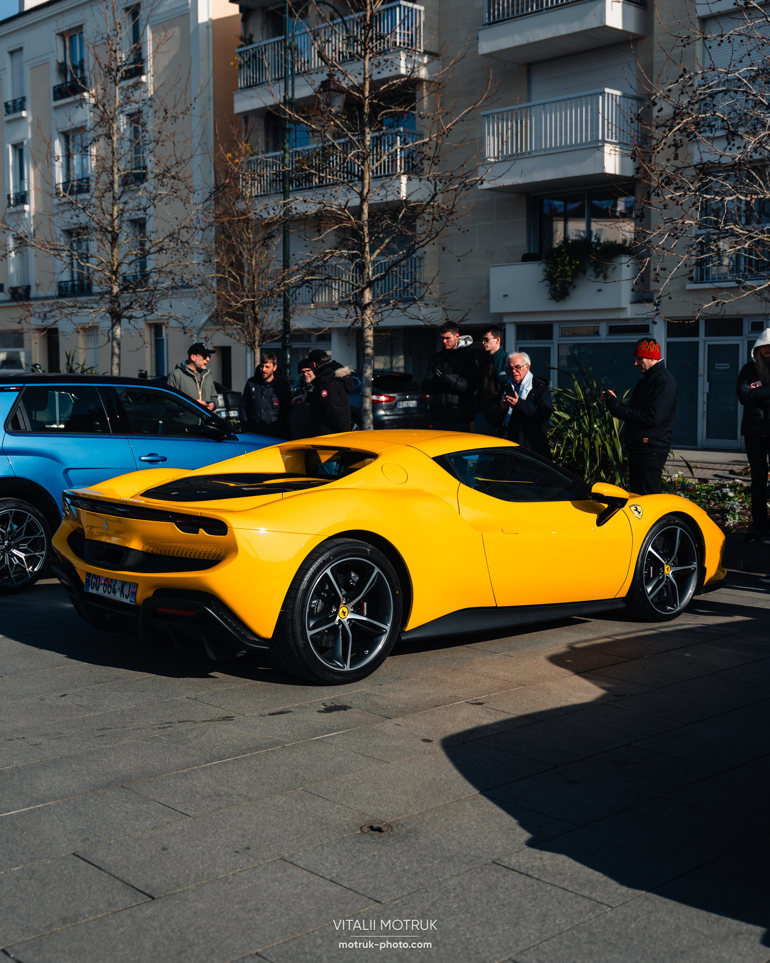 Rassemblement Colombes 16 fevrier 2025. Photographe de voitures à Paris — Vitalii Motruk