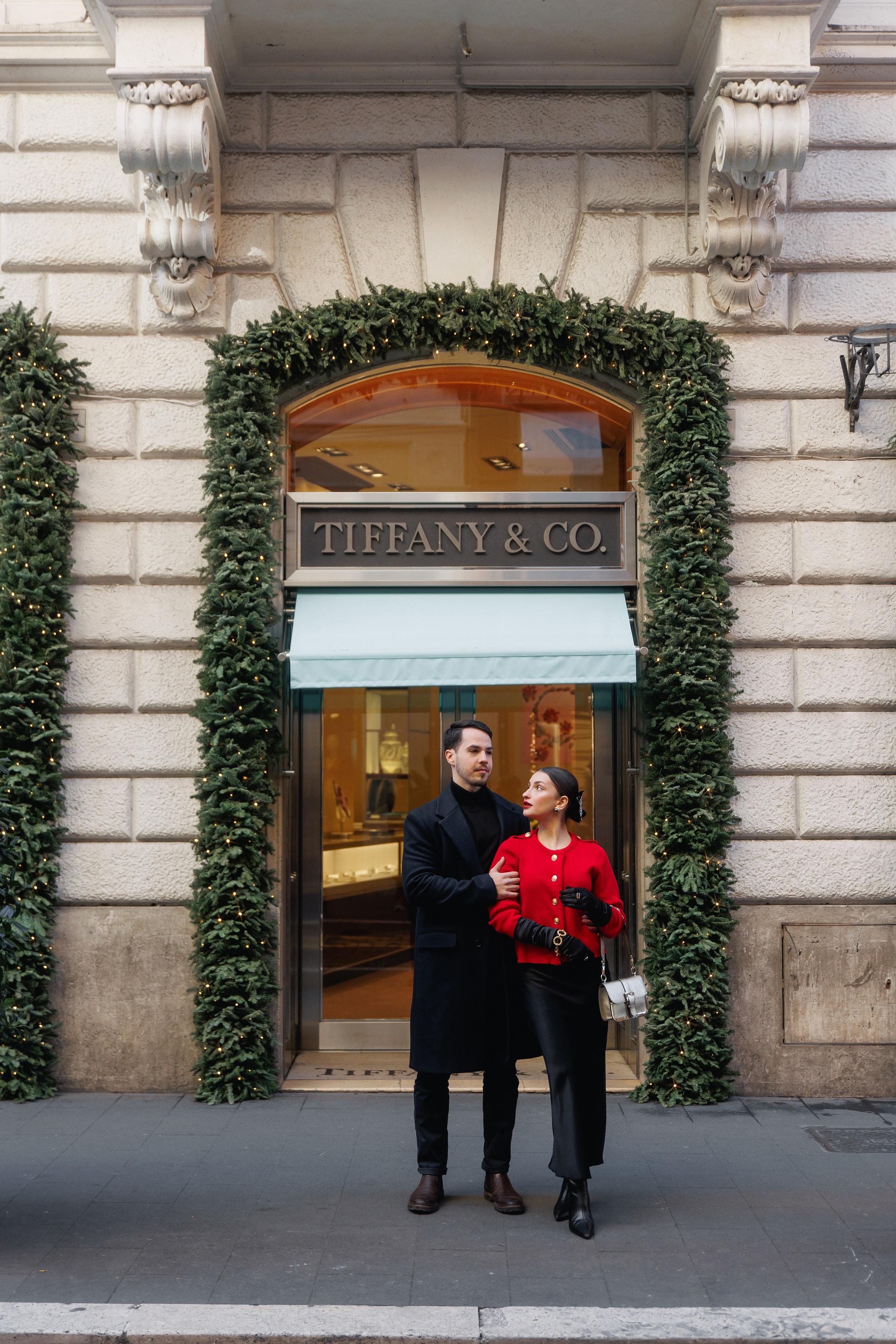 Christmas photoshooting in Rome. Wedding Photographer Rome Tuscany Como Sicily Puglia Amalfy Italy- Oksana Savenchuk