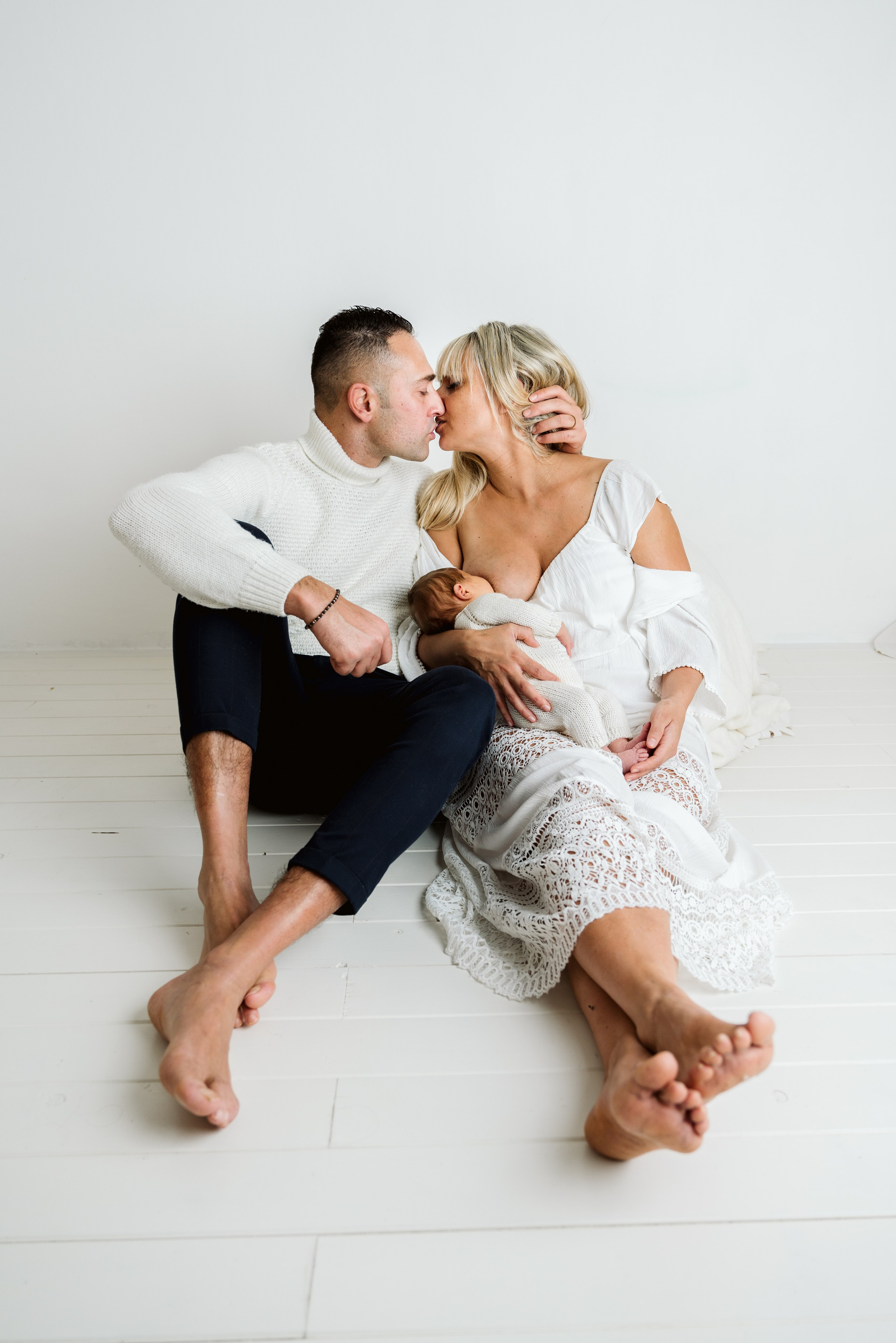 Newborn. Svitlana Miahka fotografa a Genova