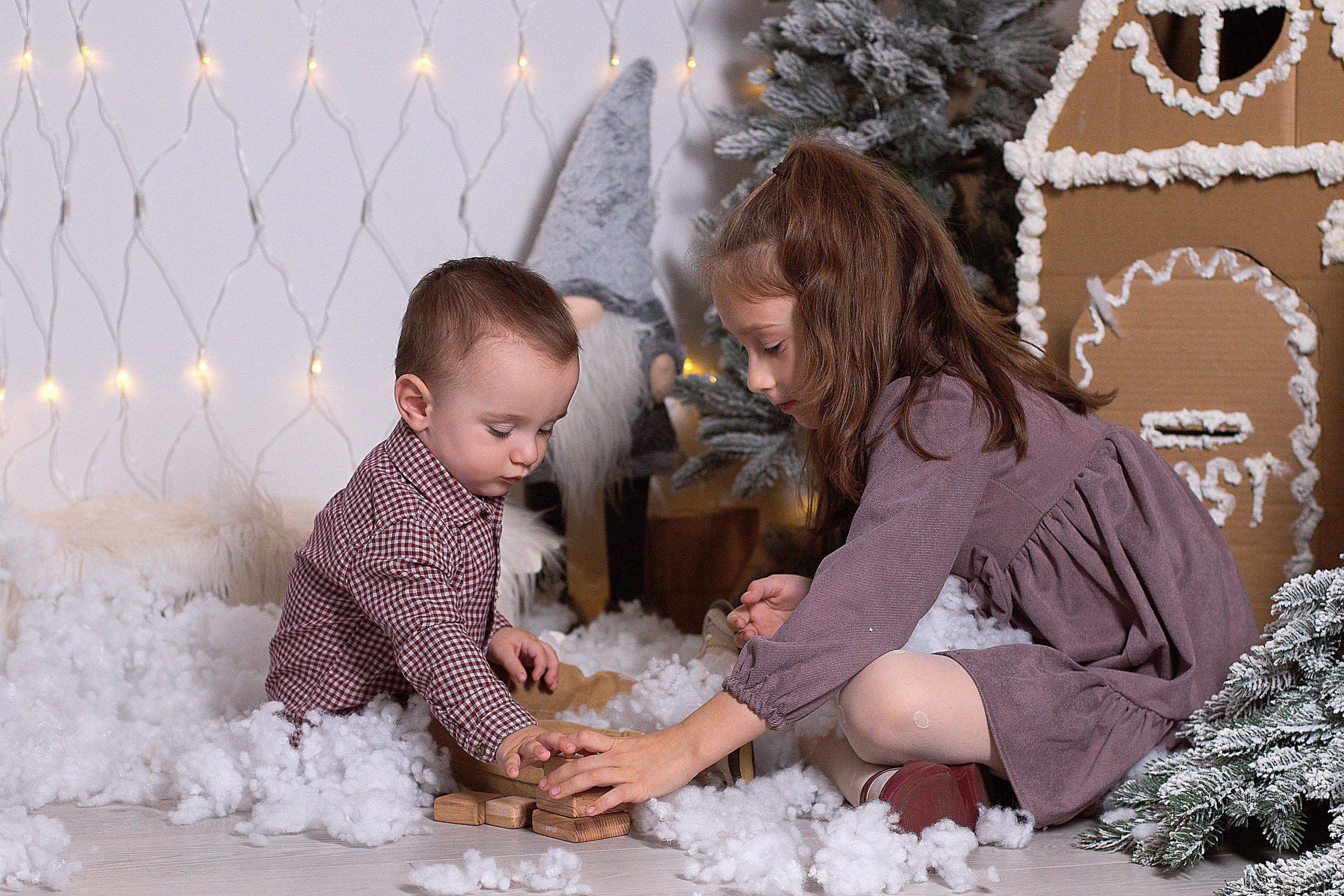 Новый год в студии. Детский и семейный фотограф в г. Бельцы