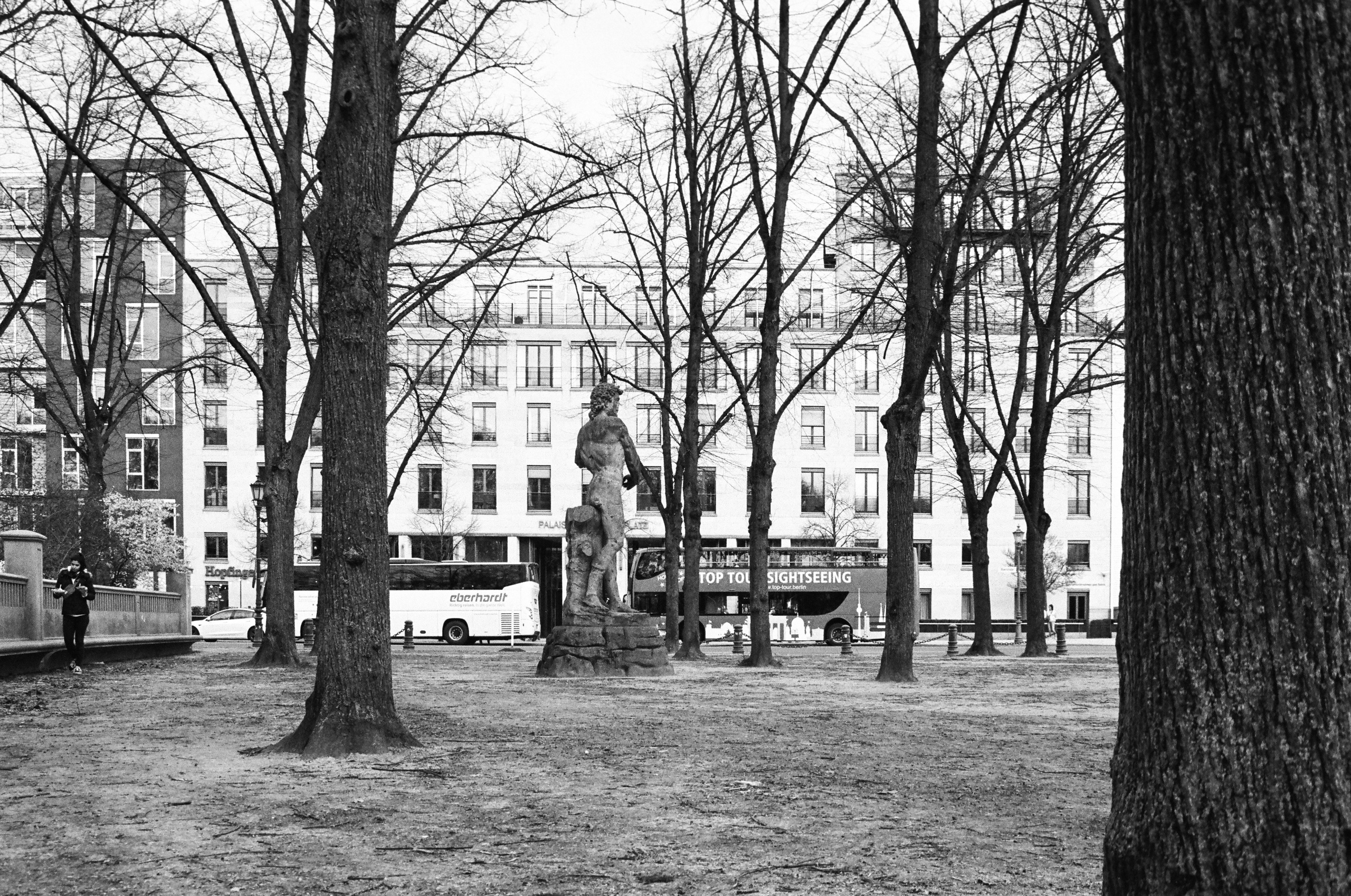 The Streets of Berlin in B&W