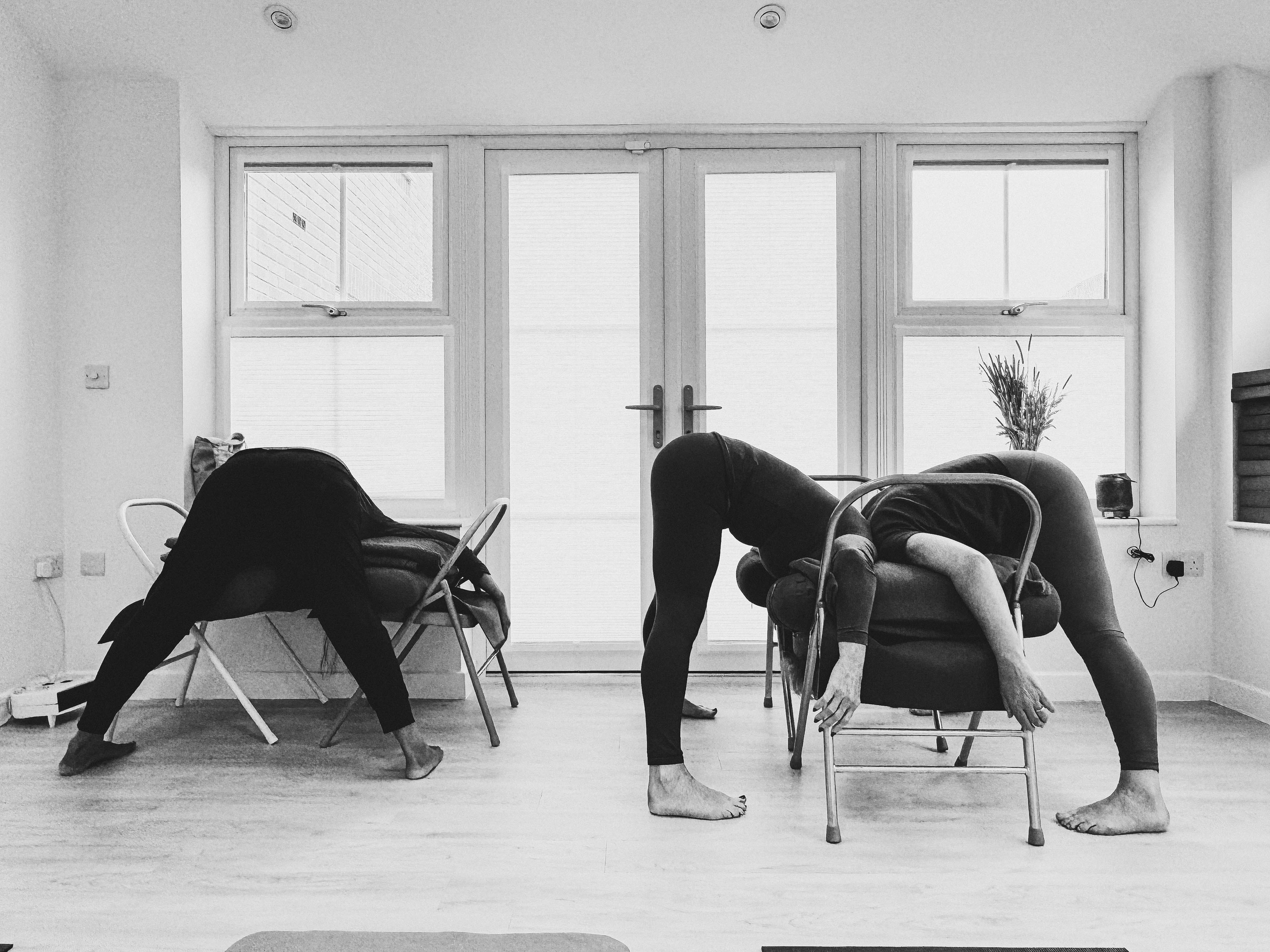 Group yoga lessons in Solihull, Relaxing yoga.