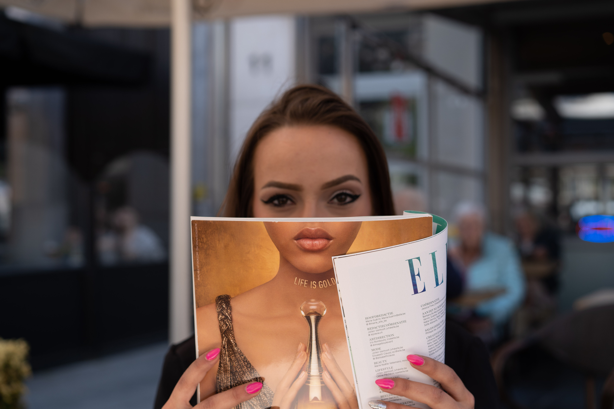 Little black dress / Antwerp. Tatyana Van Hedent een fotograaf te Zele, Oost-Vlaanderen