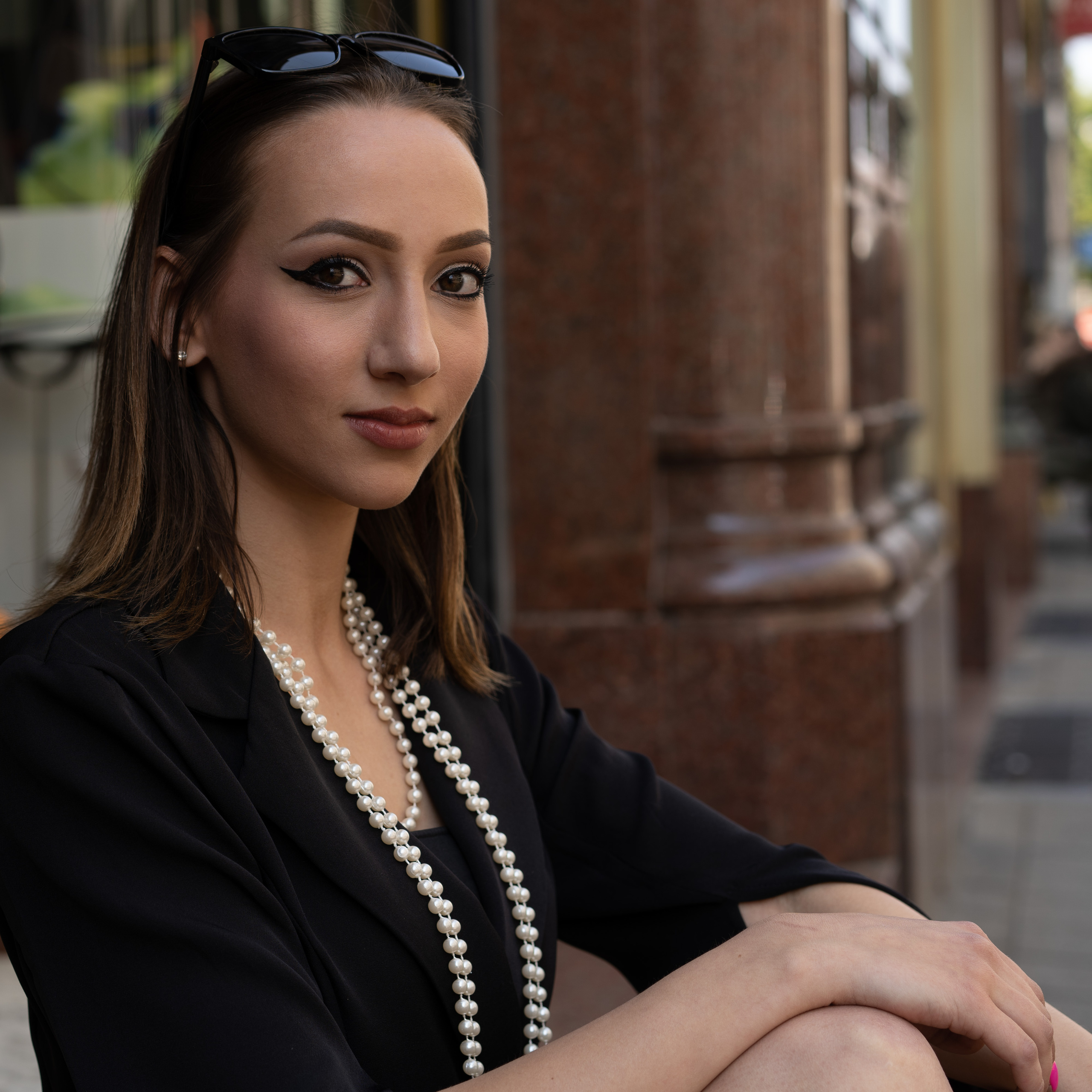 Little black dress / Antwerp. Tatyana Van Hedent een fotograaf te Zele, Oost-Vlaanderen