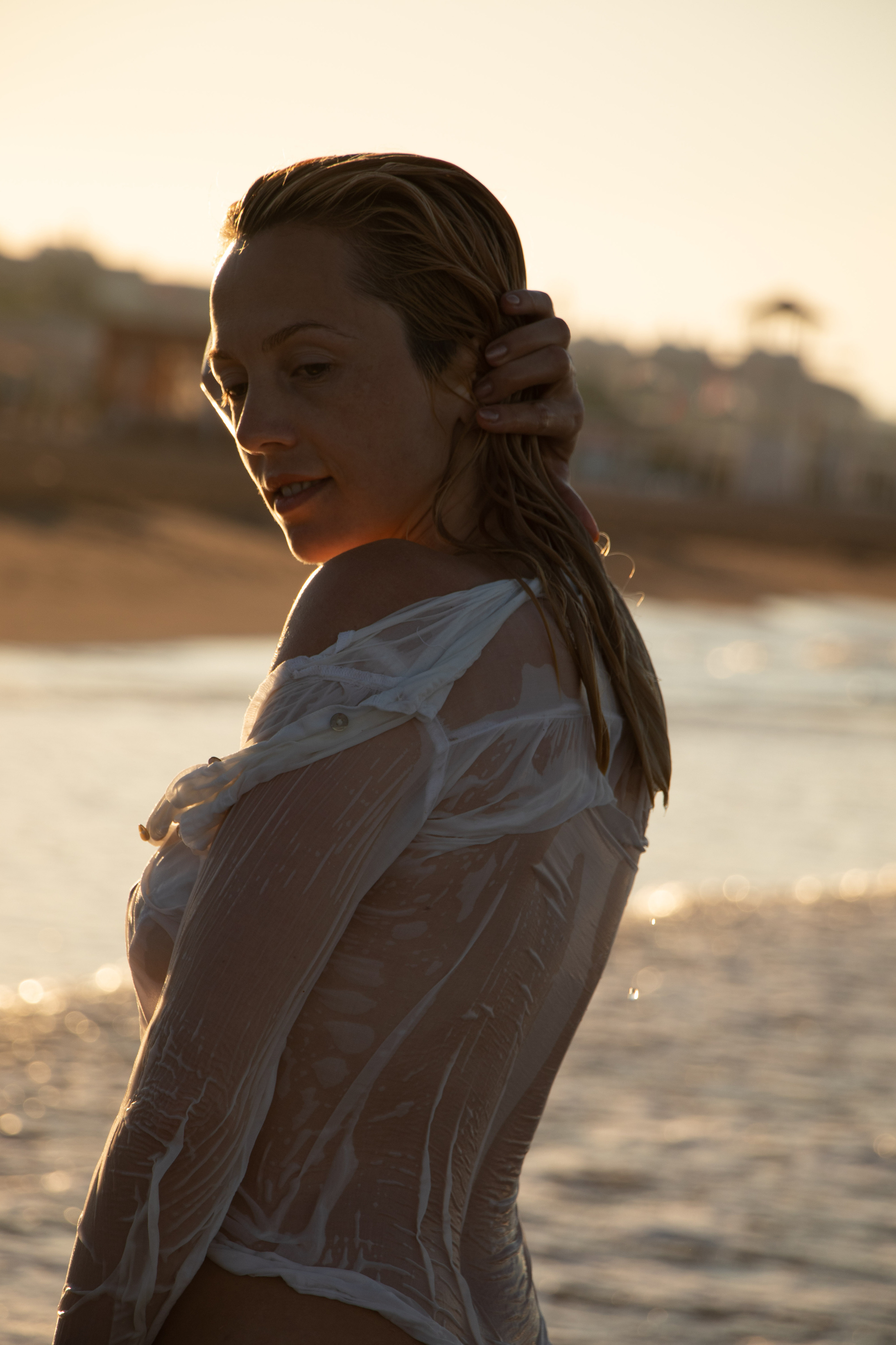 Beach photoshoot. Tatyana Van Hedent een fotograaf te Zele, Oost-Vlaanderen