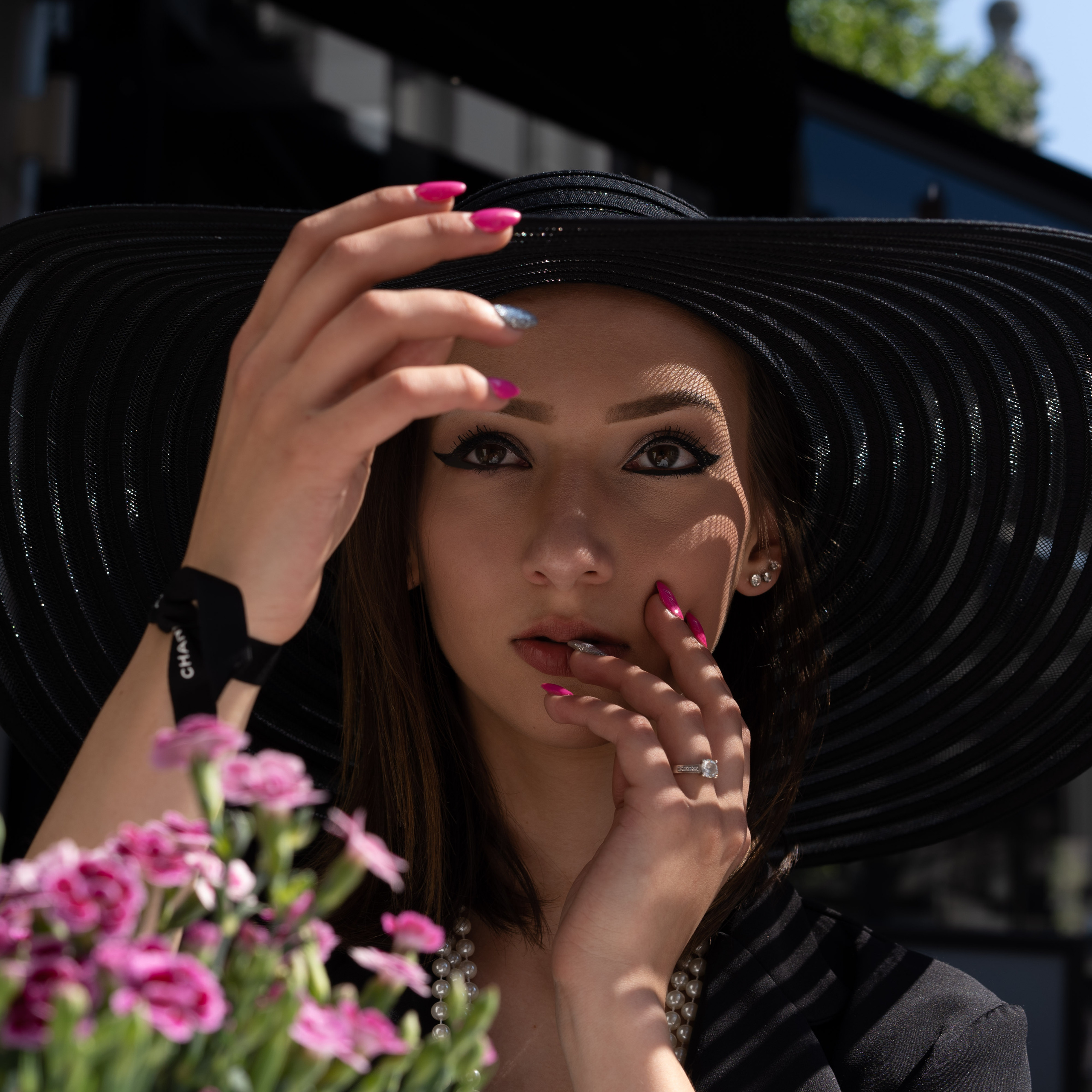 Little black dress / Antwerp. Tatyana Van Hedent een fotograaf te Zele, Oost-Vlaanderen