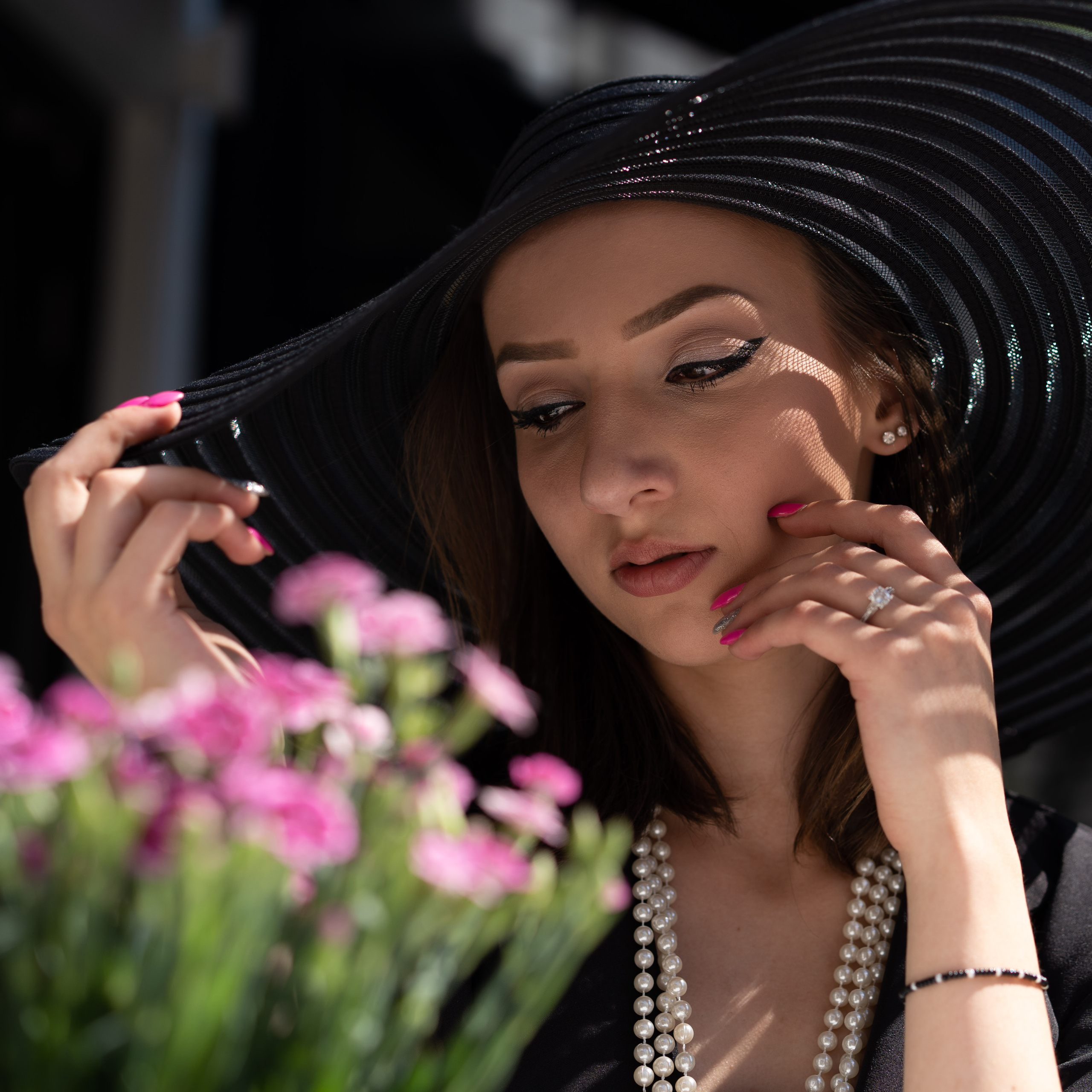 Little black dress / Antwerp. Tatyana Van Hedent een fotograaf te Zele, Oost-Vlaanderen