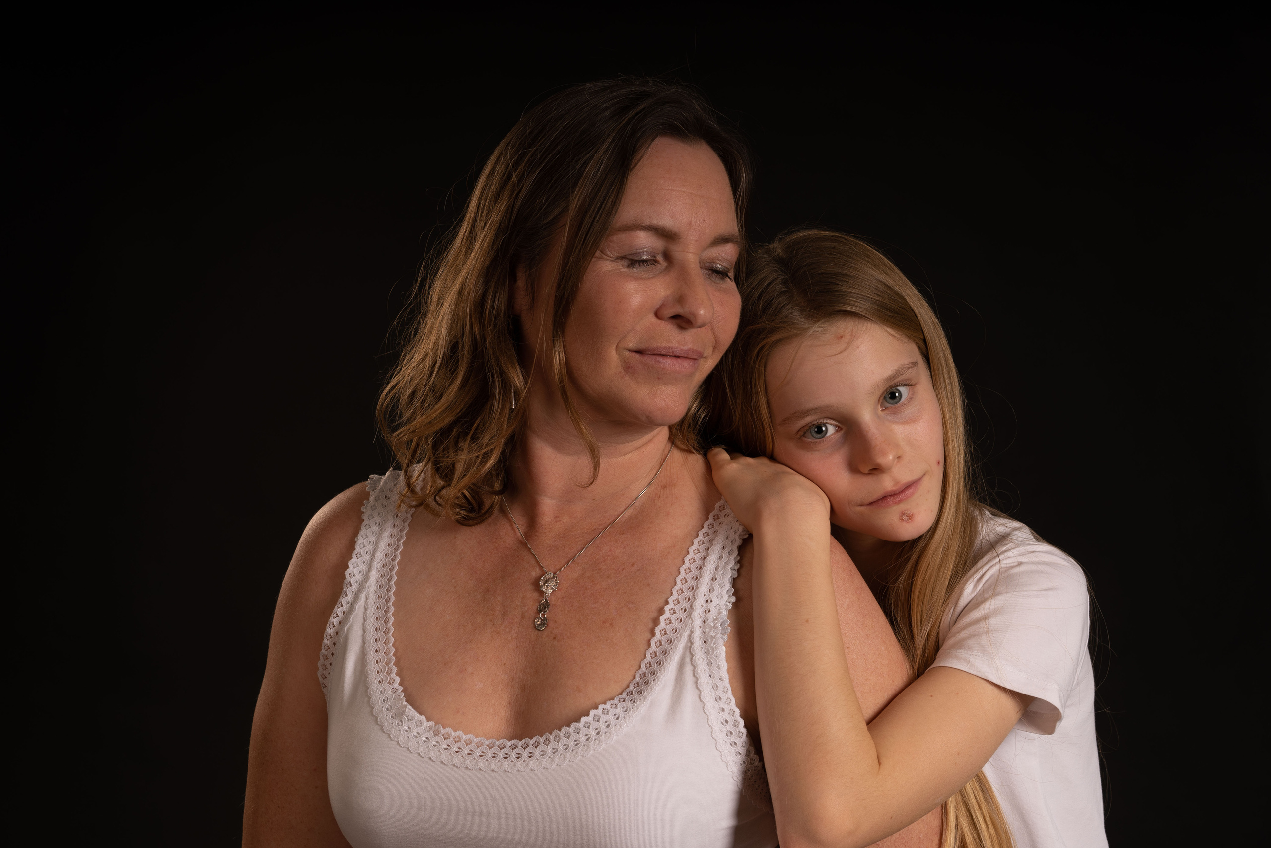 Tanja & Leandra. Tatyana Van Hedent een fotograaf te Zele, Oost-Vlaanderen