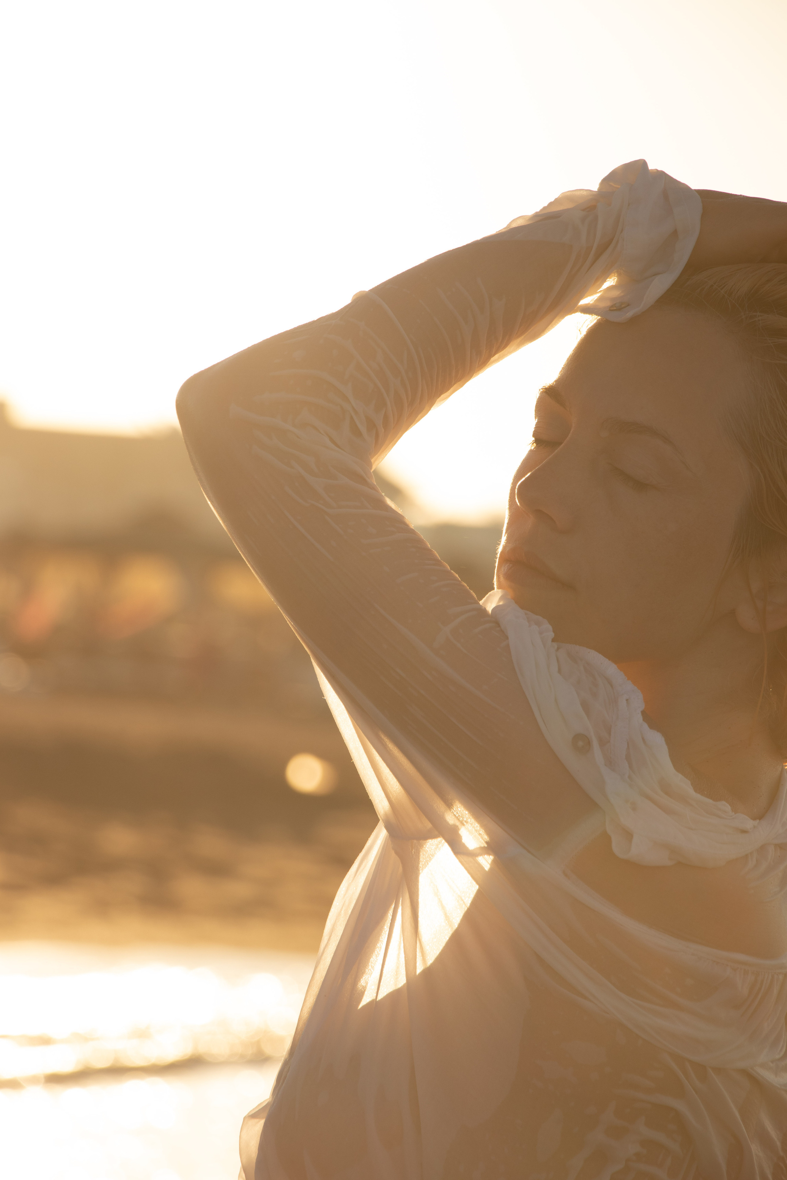 Beach photoshoot. Tatyana Van Hedent een fotograaf te Zele, Oost-Vlaanderen
