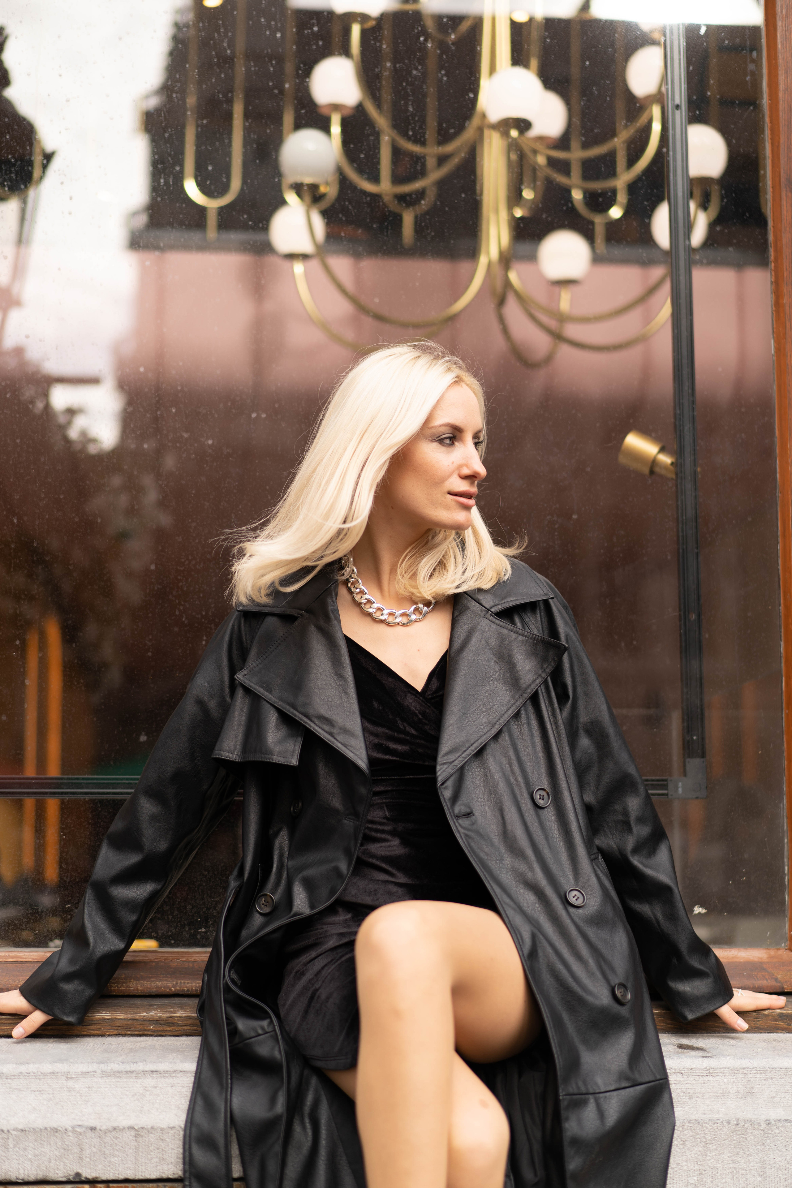 Little black dress / Brussel. Tatyana Van Hedent een fotograaf te Zele, Oost-Vlaanderen