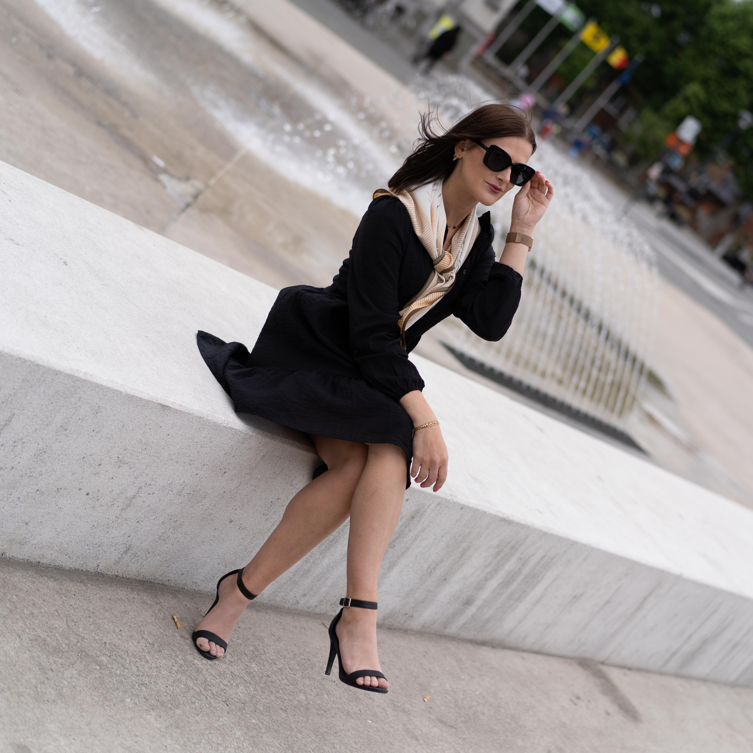 Little black dress / Lokeren. Tatyana Van Hedent een fotograaf te Zele, Oost-Vlaanderen