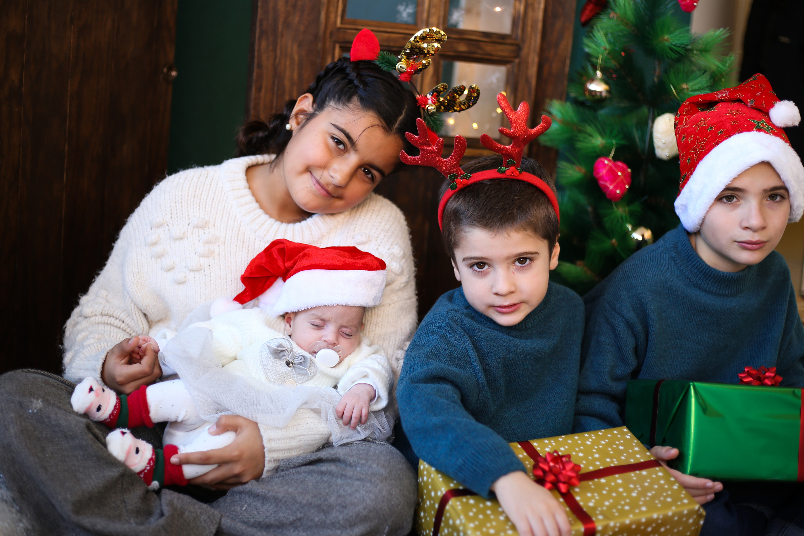 Navidad de Sara y familia. Fotógrafo en Mataró, Eugenia Shikhina
