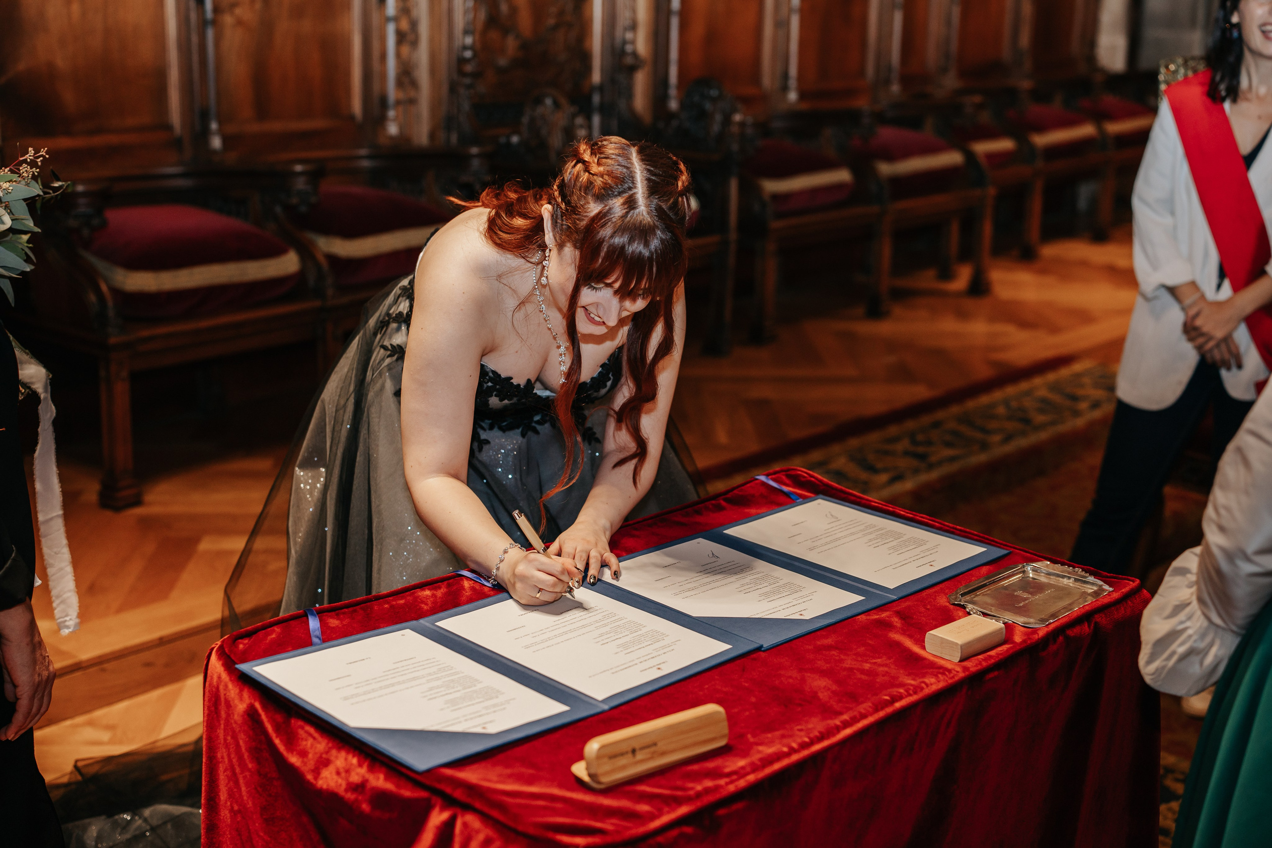 Alicia+Ruben, 04.10.2025, Ayuntamiento de Barcelona, Hotel Miramar. Fotógrafa de bodas en Cataluña