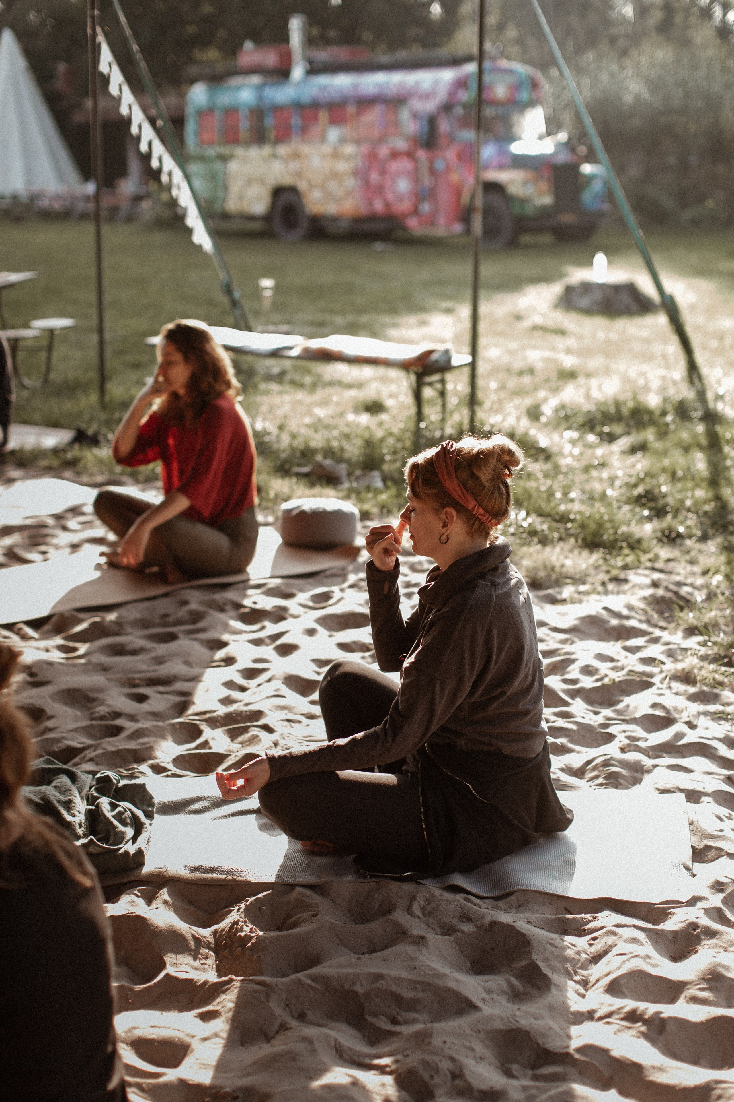 Yoga retreat. True self