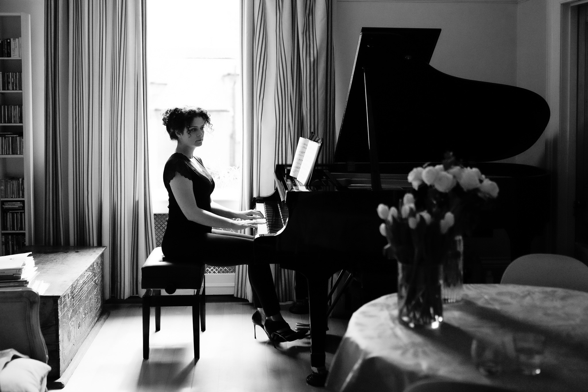 Musician individual photography.