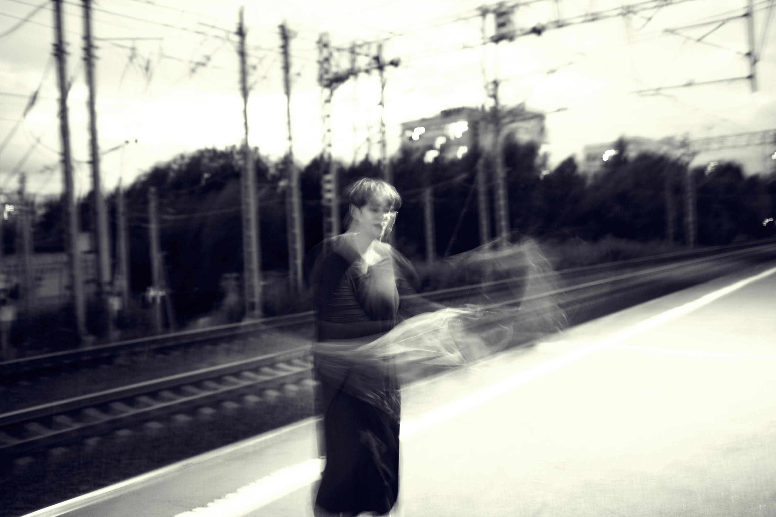 Anna and the fire. Victoria Dini. Art photography in London / Folkestone, UK