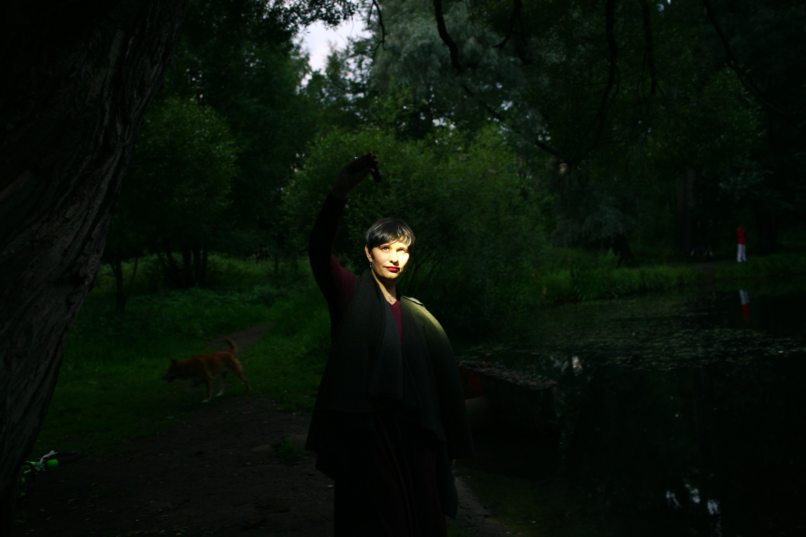 Anna and the fire. Victoria Dini. Art photography in London / Folkestone, UK