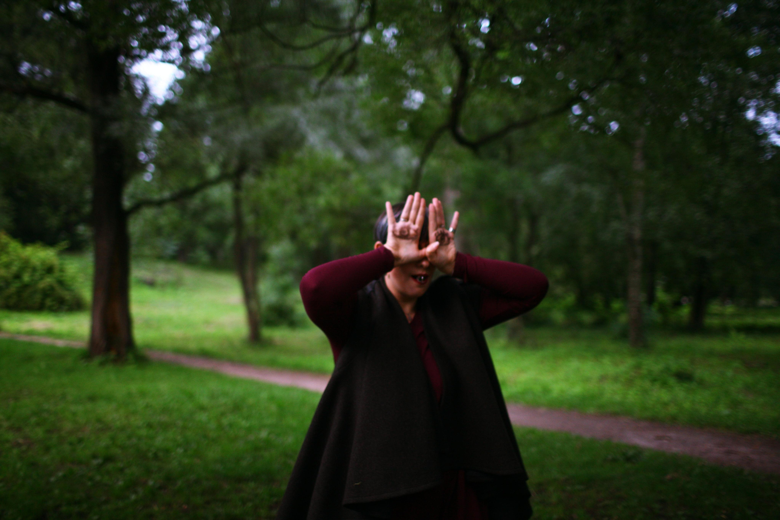 Anna and the fire. Victoria Dini. Art photography in London / Folkestone, UK