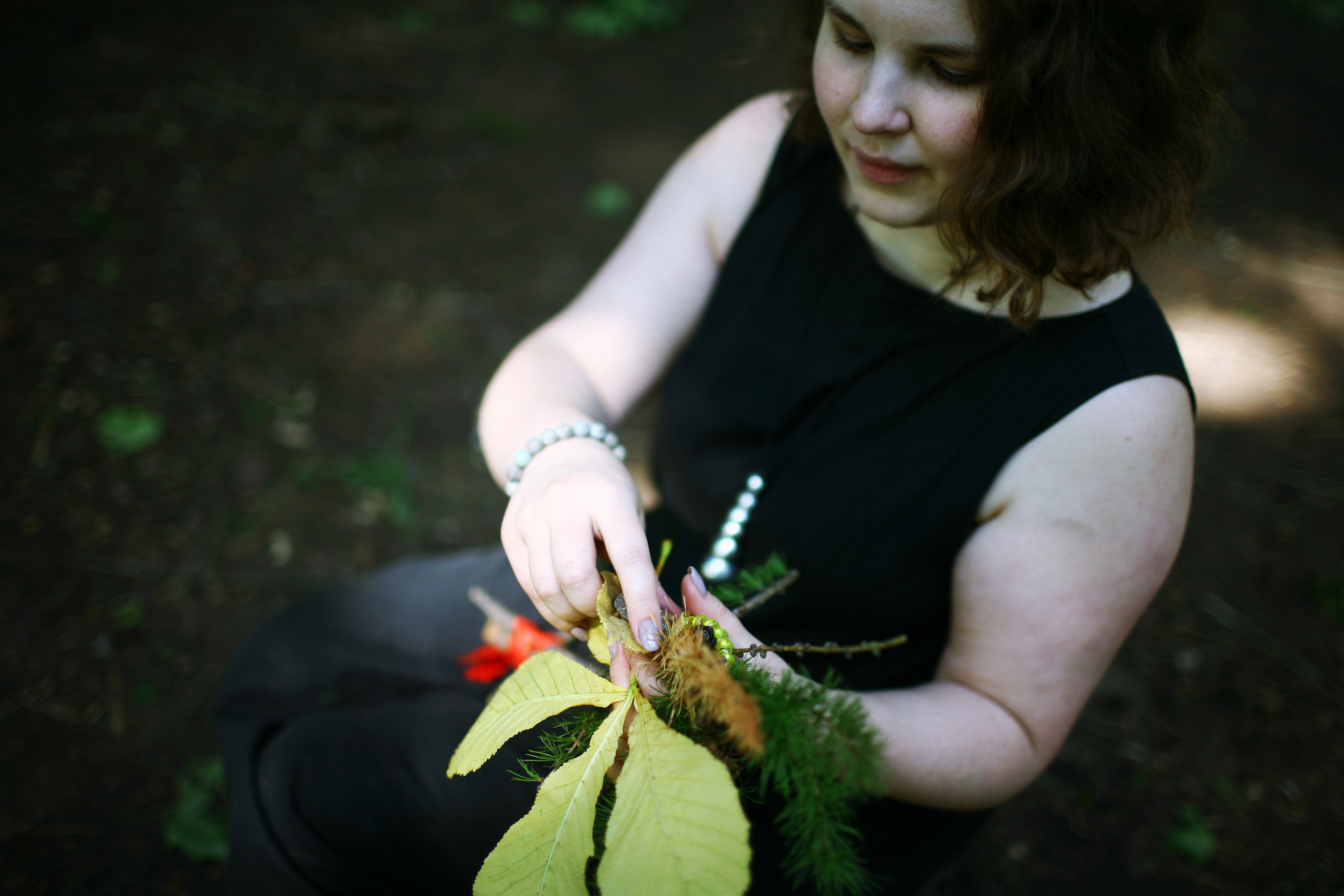 Milena, driades' daughter. Victoria Dini. Art photography in London / Folkestone, UK