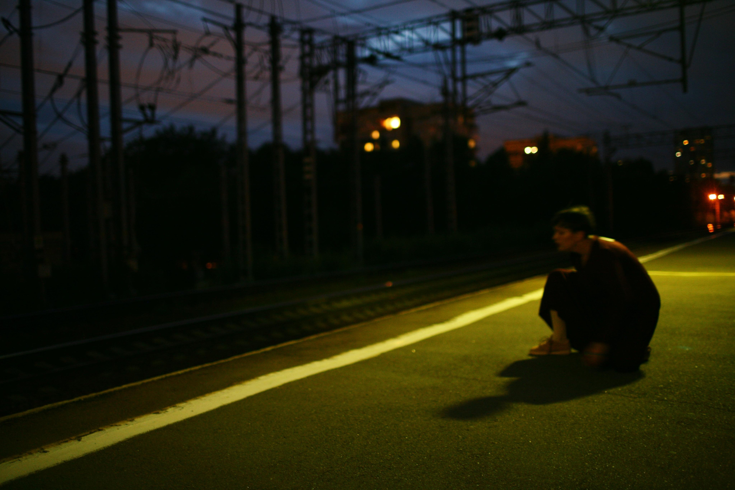 Anna and the fire. Victoria Dini. Art photography in London / Folkestone, UK