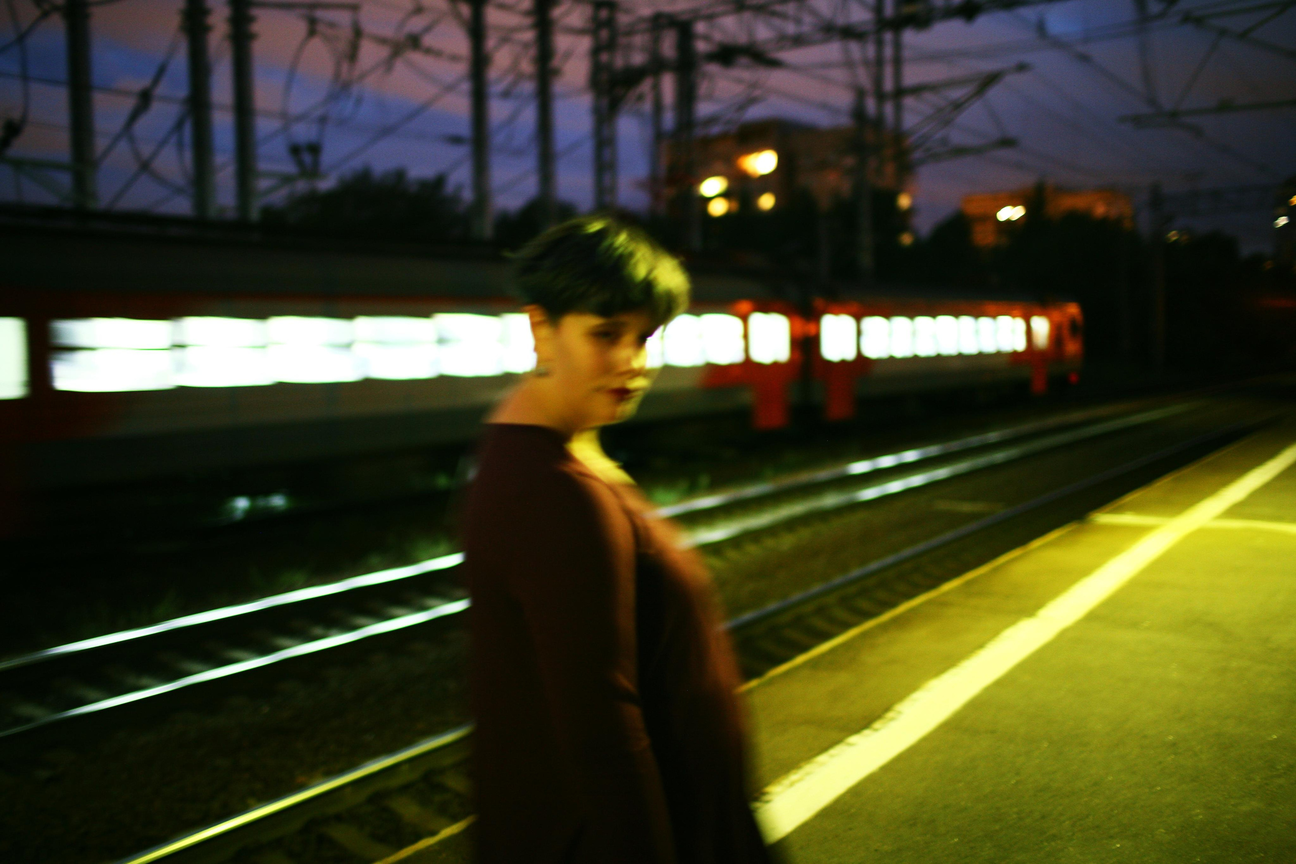 Anna and the fire. Victoria Dini. Art photography in London / Folkestone, UK