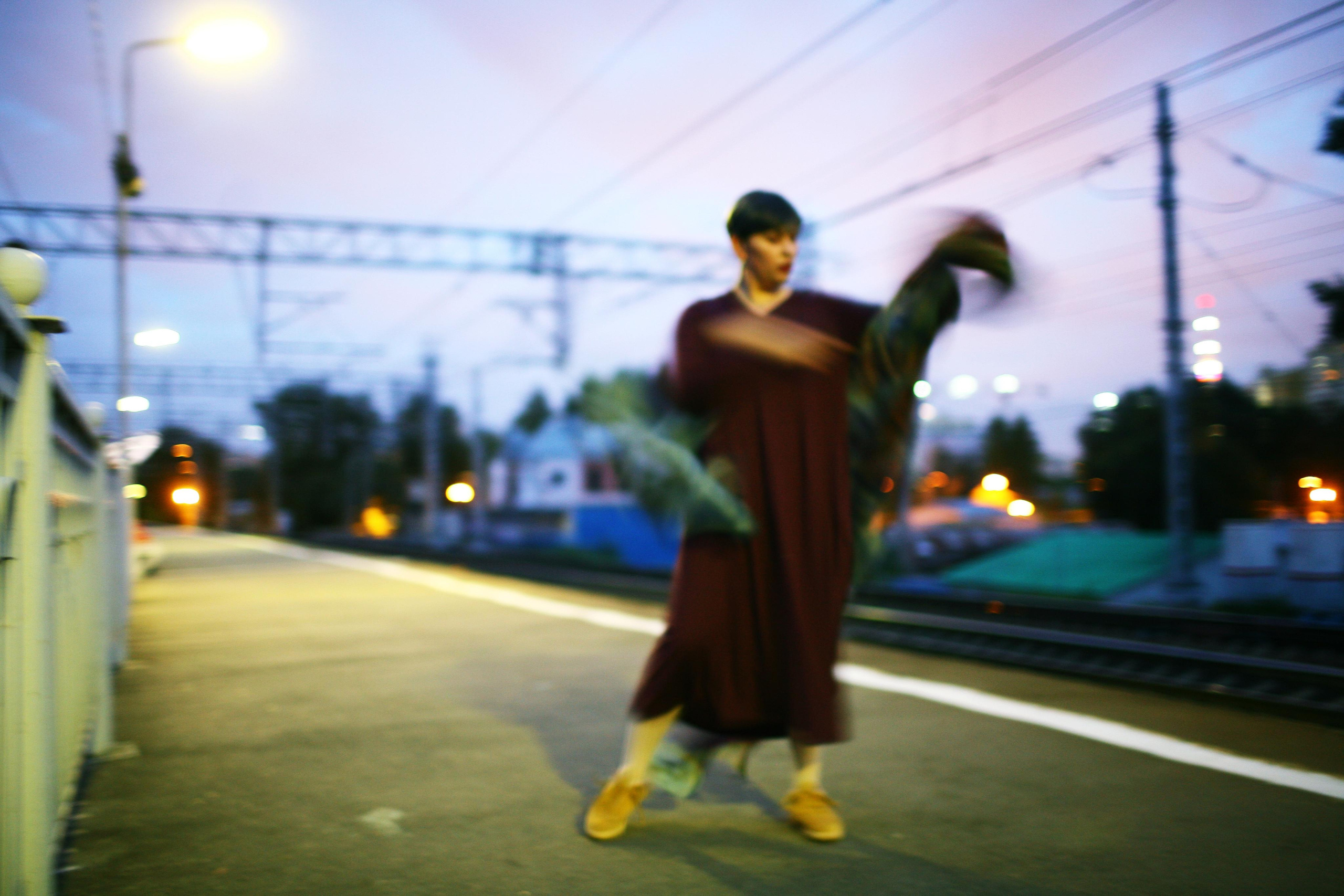 Anna and the fire. Victoria Dini. Art photography in London / Folkestone, UK