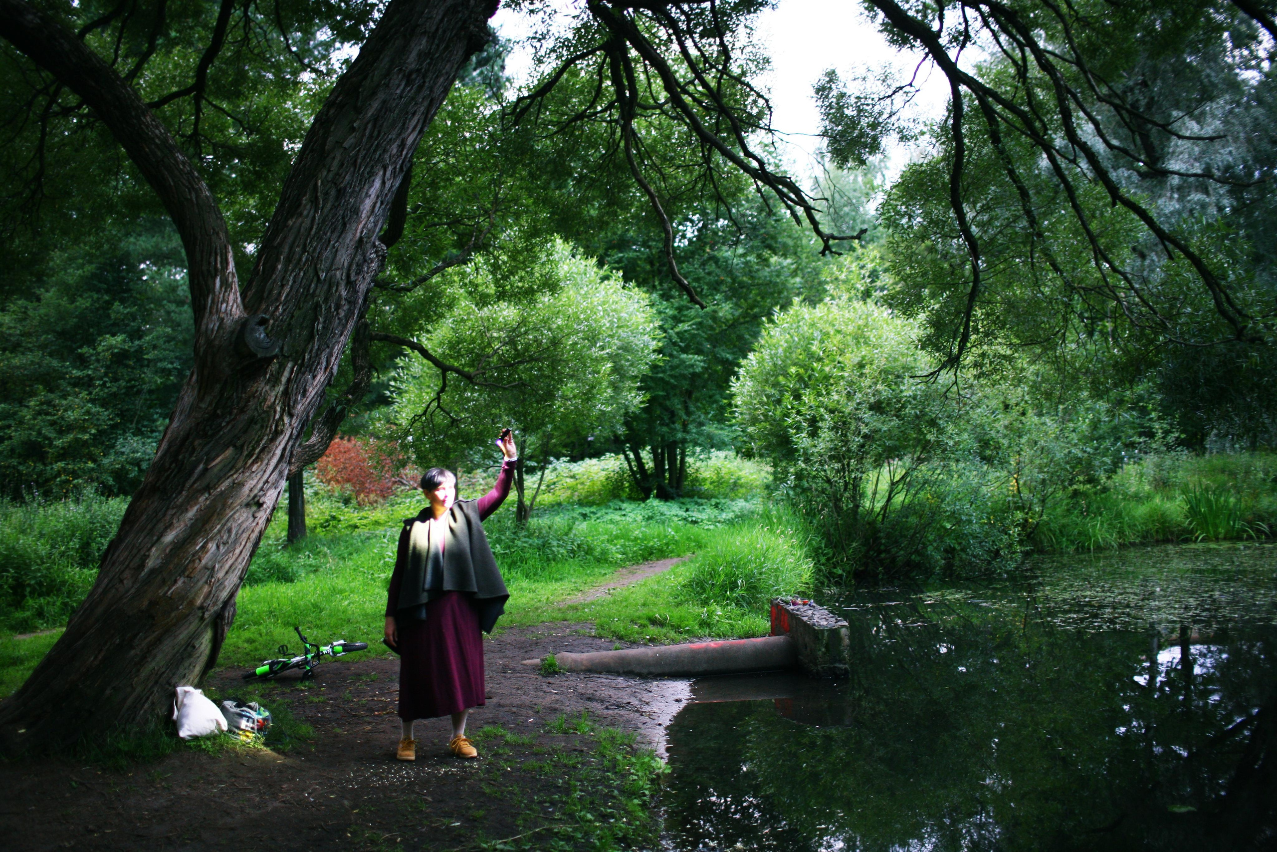 Anna and the fire. Victoria Dini. Art photography in London / Folkestone, UK