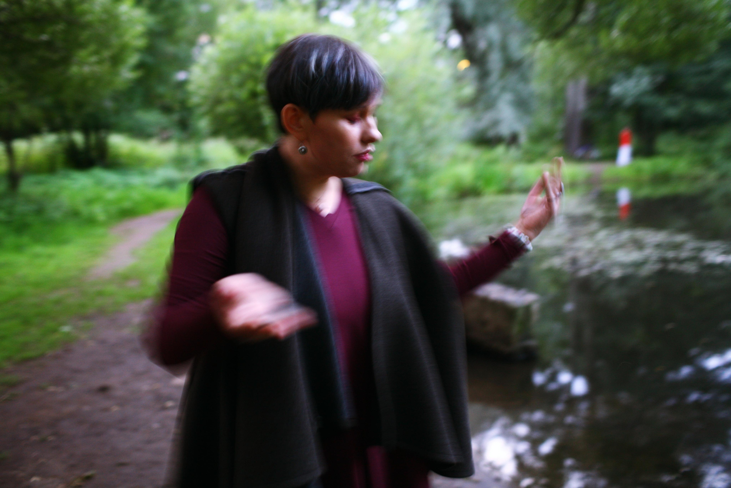 Anna and the fire. Victoria Dini. Art photography in London / Folkestone, UK