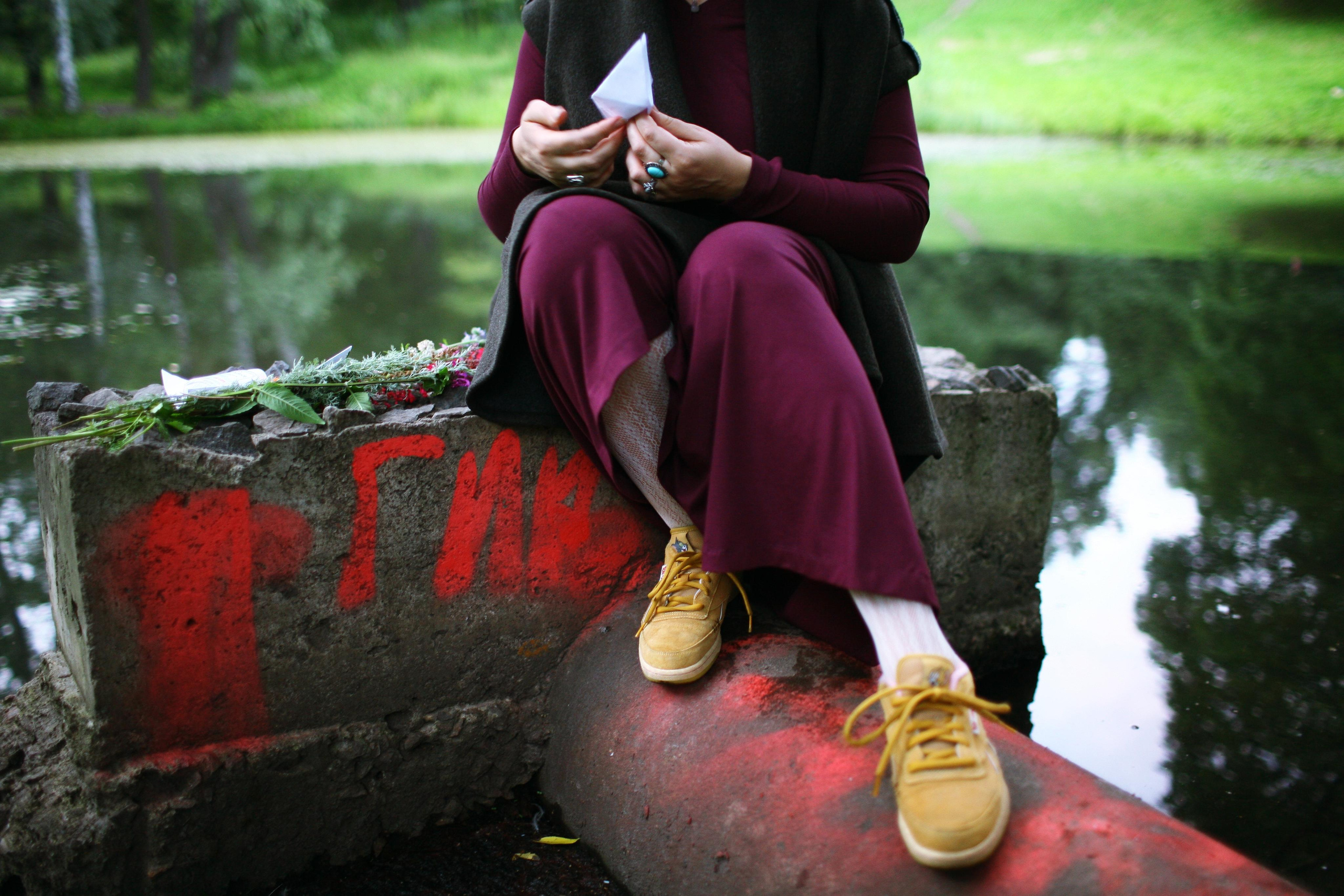 Anna and the fire. Victoria Dini. Art photography in London / Folkestone, UK