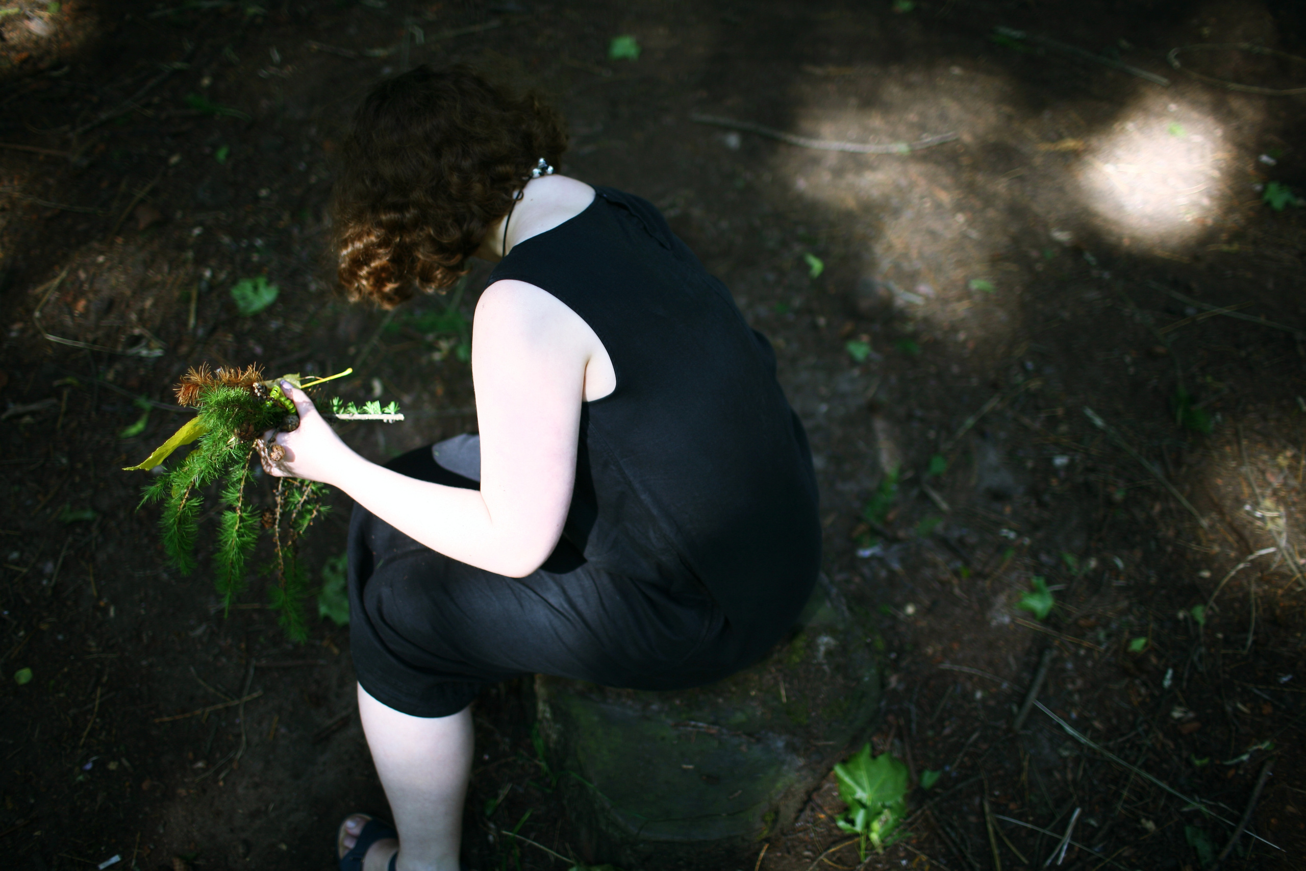 Milena, driades' daughter. Victoria Dini. Art photography in London / Folkestone, UK