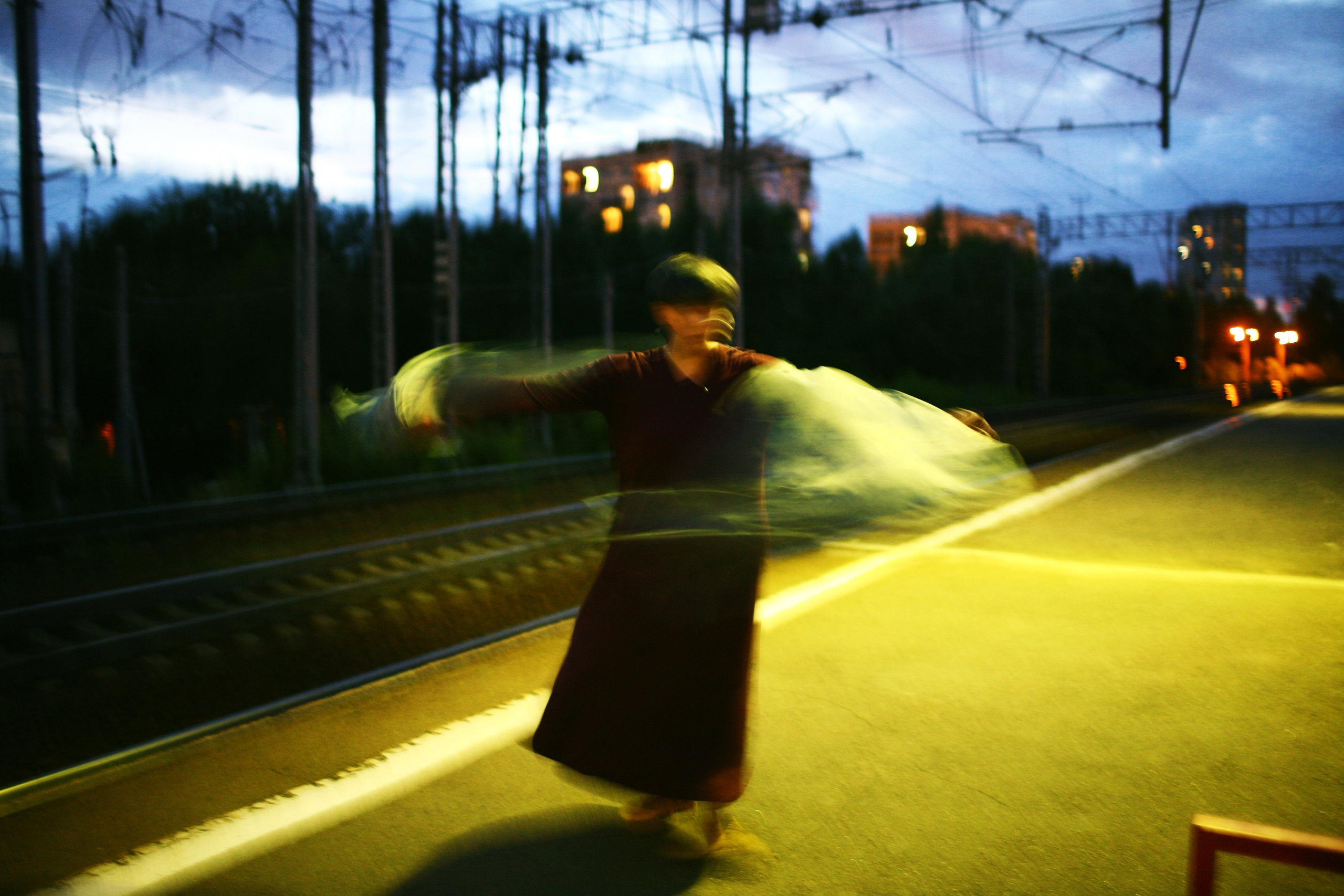 Anna and the fire. Victoria Dini. Art photography in London / Folkestone, UK