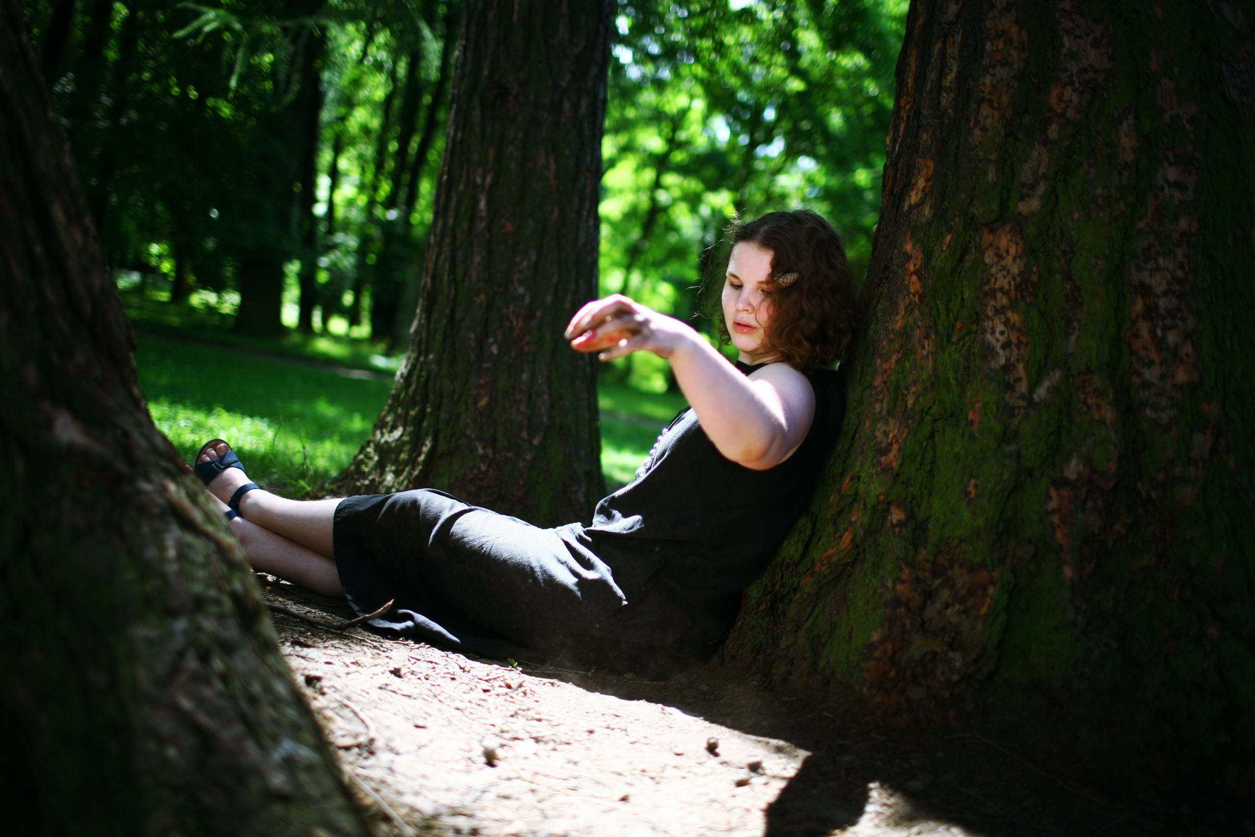 Milena, driades' daughter. Victoria Dini. Art photography in London / Folkestone, UK