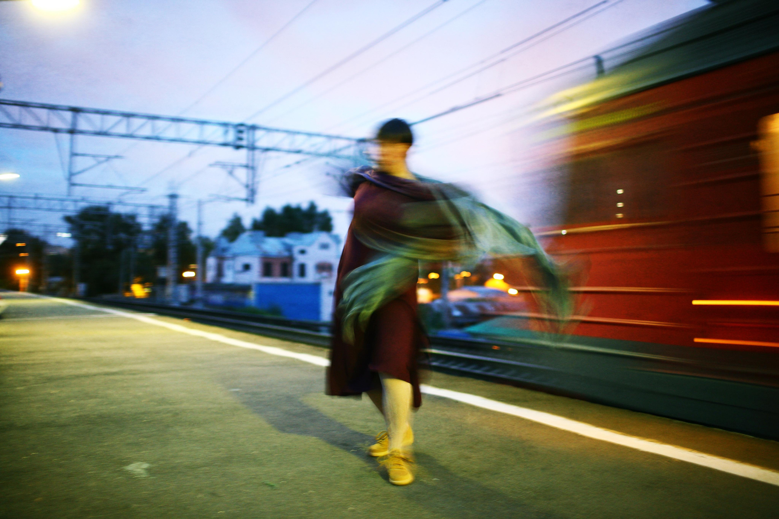 Anna and the fire. Victoria Dini. Art photography in London / Folkestone, UK