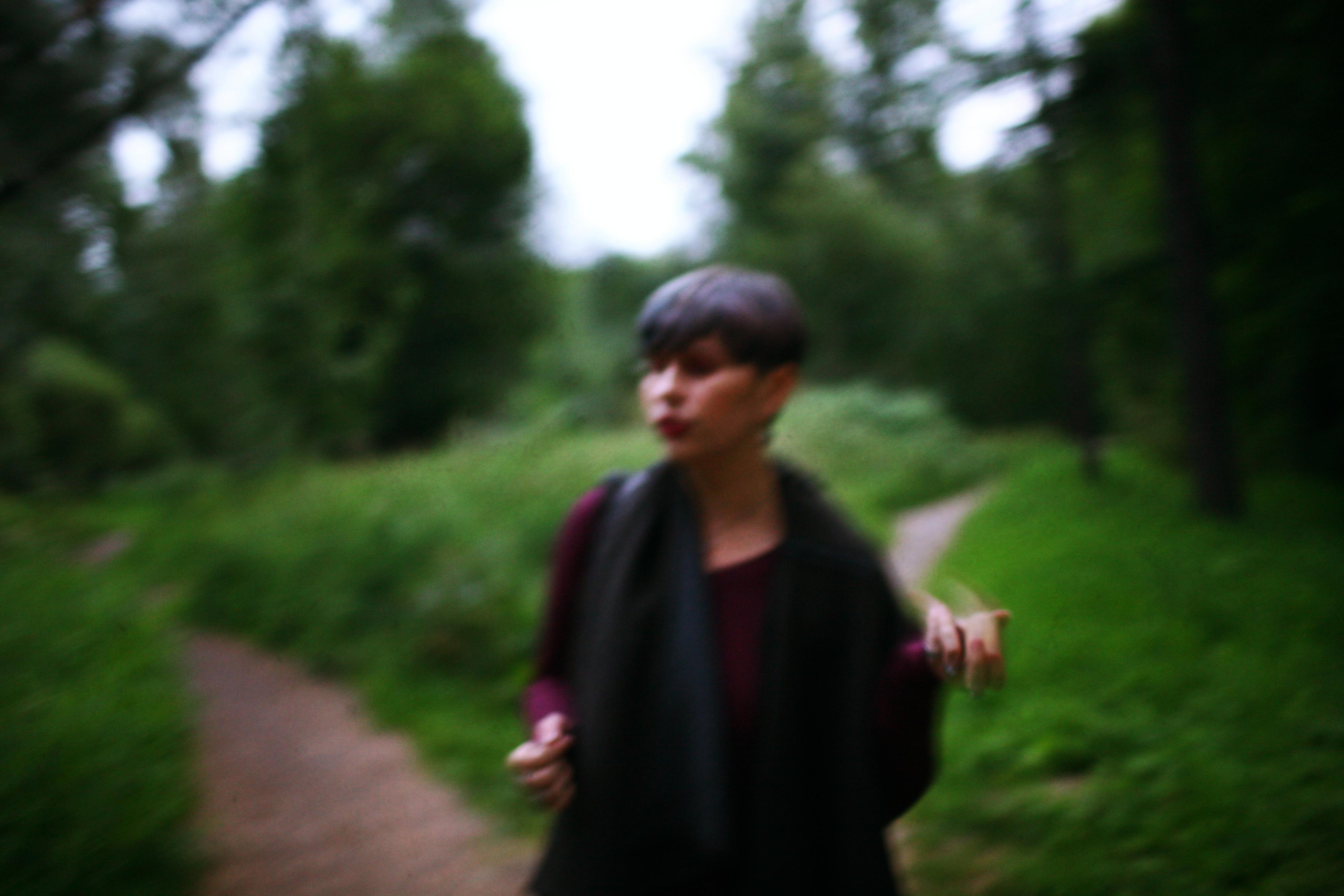 Anna and the fire. Victoria Dini. Art photography in London / Folkestone, UK