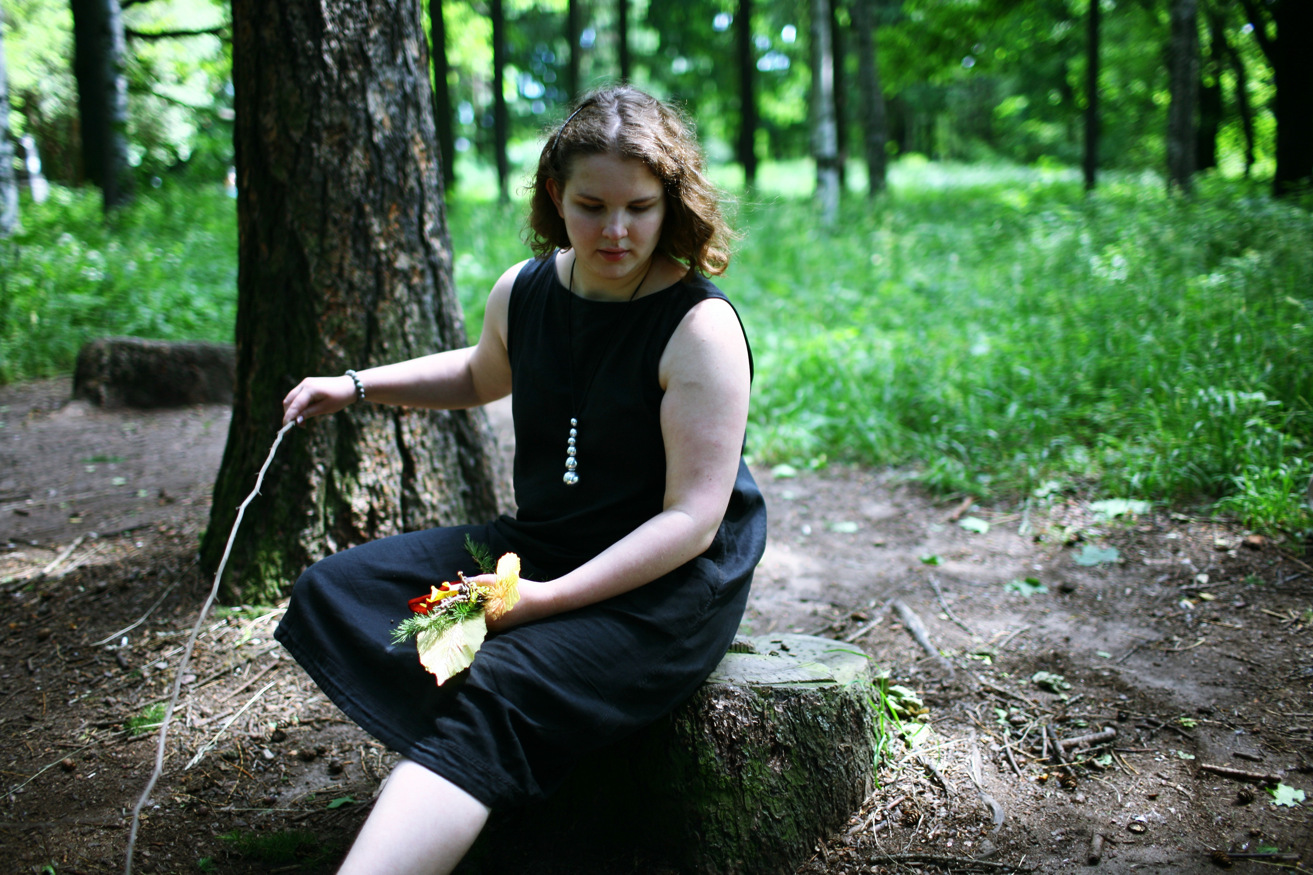 Milena, driades' daughter. Victoria Dini. Art photography in London / Folkestone, UK